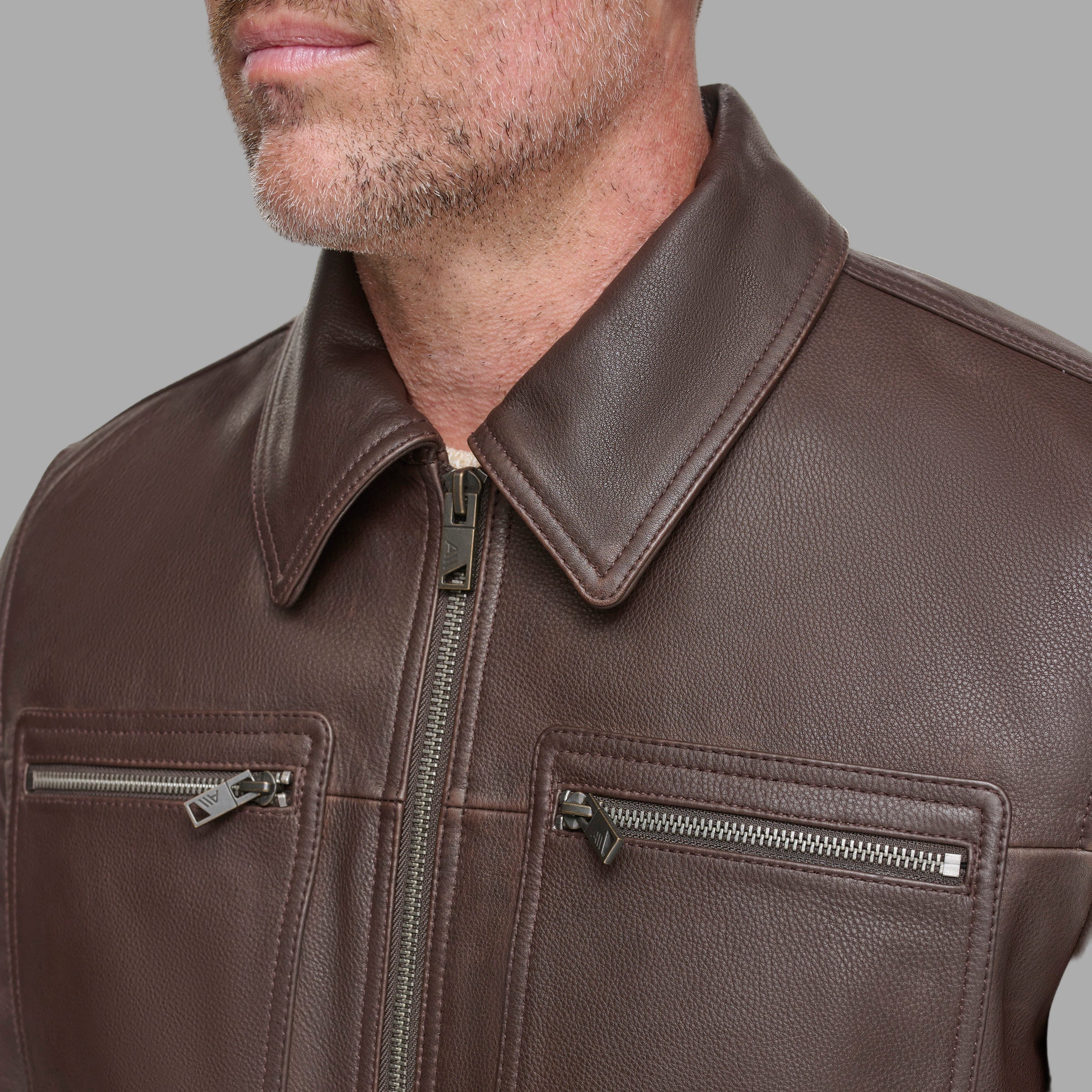 Halen Leather Shirt Jacket View 6 | Jackets and Coats Halen Leather Shirt Jacket View 6 | Jackets and Coats