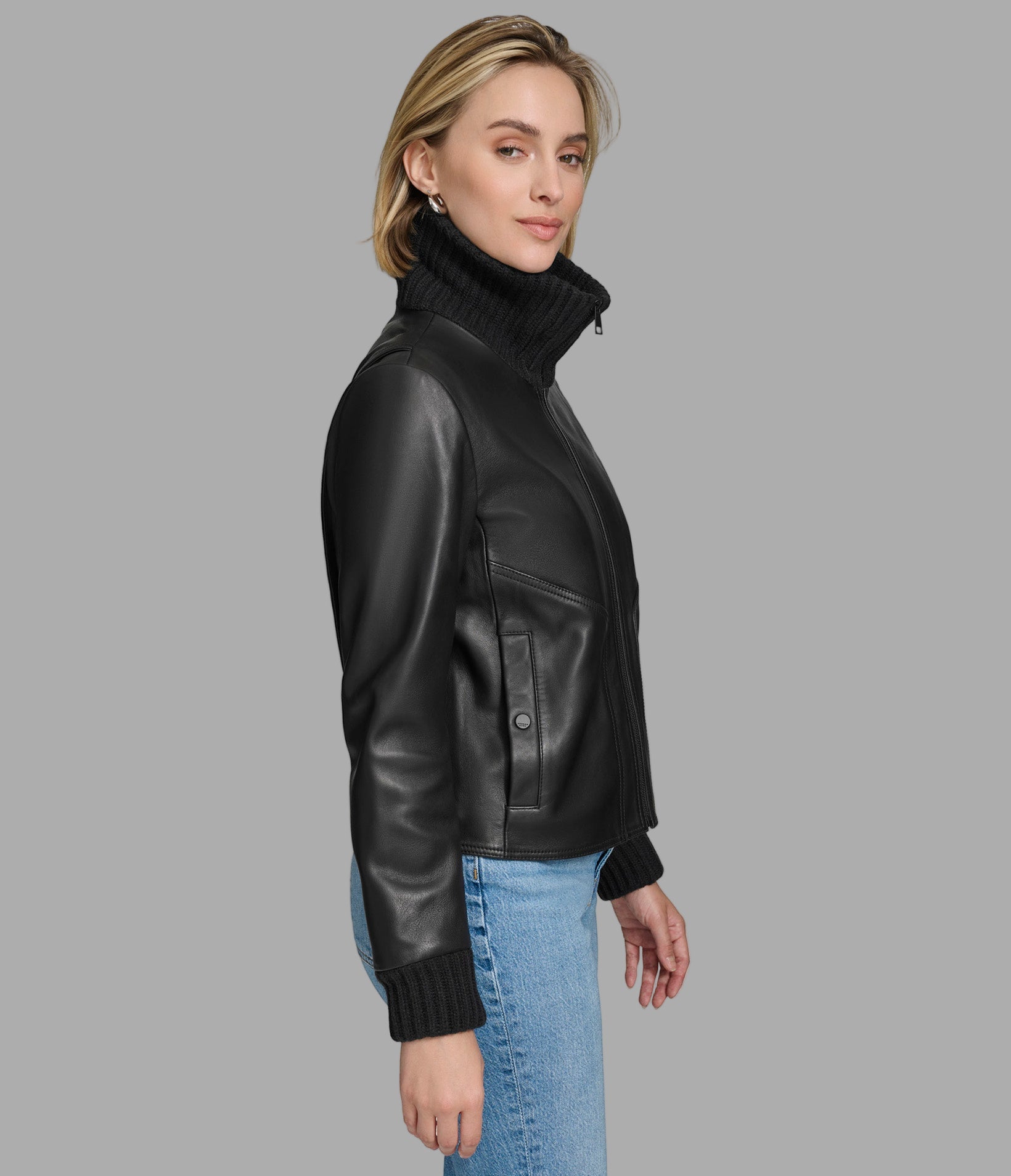 Beatrix Leather Jacket View 3 | Women's Collection Beatrix Leather Jacket View 3 | Women's Collection
