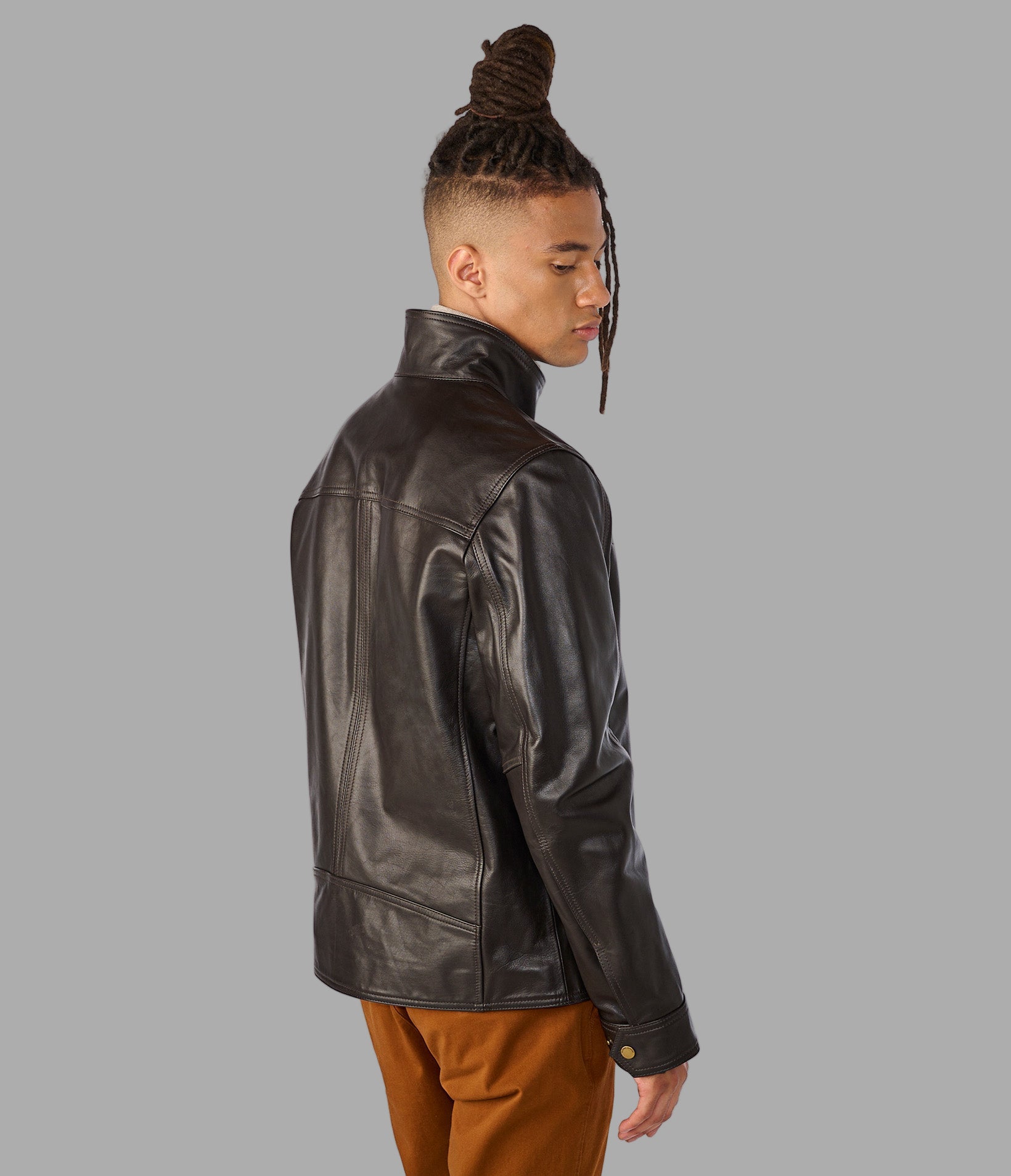 Sean Vintage Leather Racer Jacket View 3 | Men's Sale Sean Vintage Leather Racer Jacket View 3 | Men's Sale