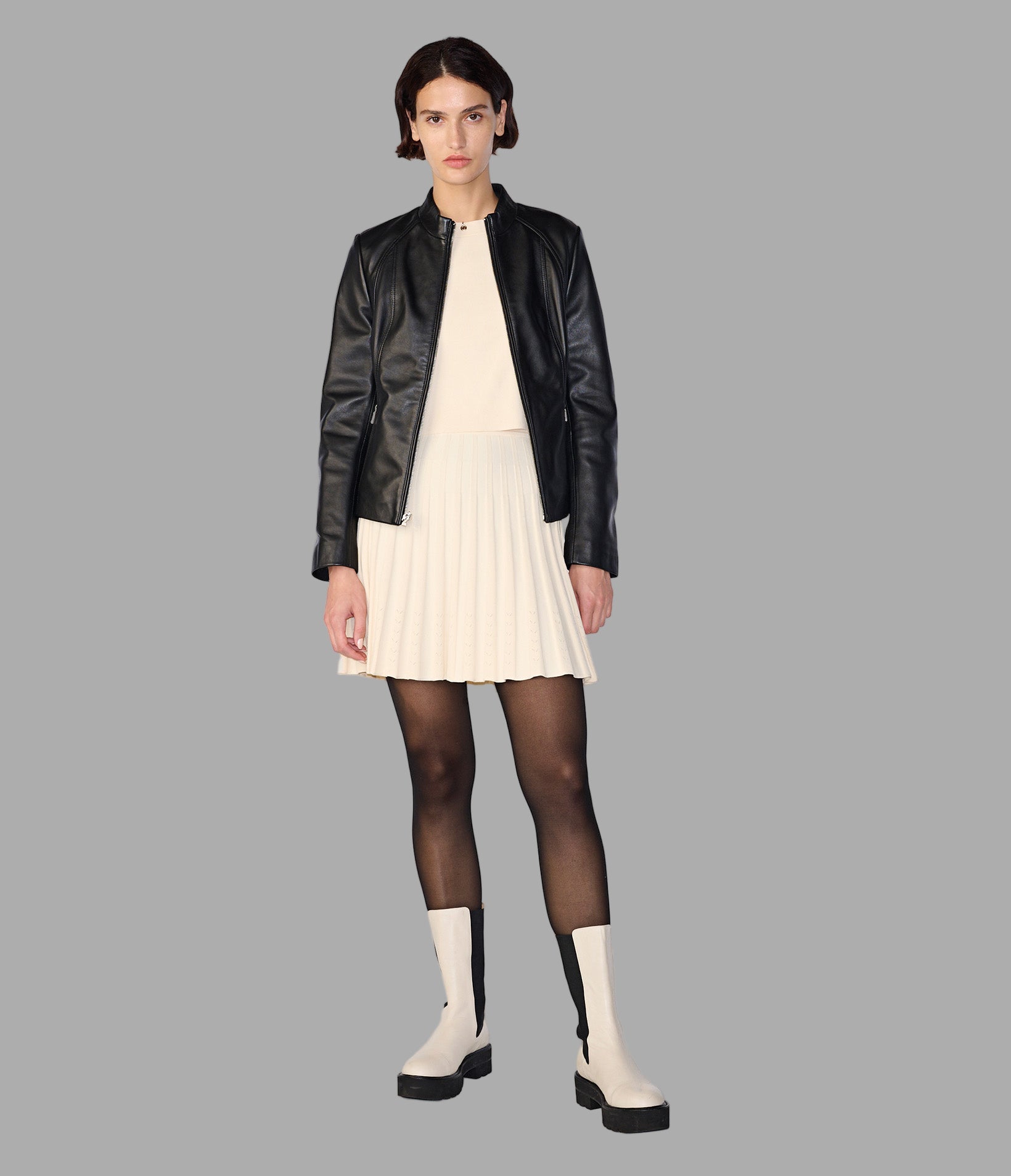 Meg Leather Scuba Jacket View 4 | Women's Best Sellers Meg Leather Scuba Jacket View 4 | Women's Best Sellers