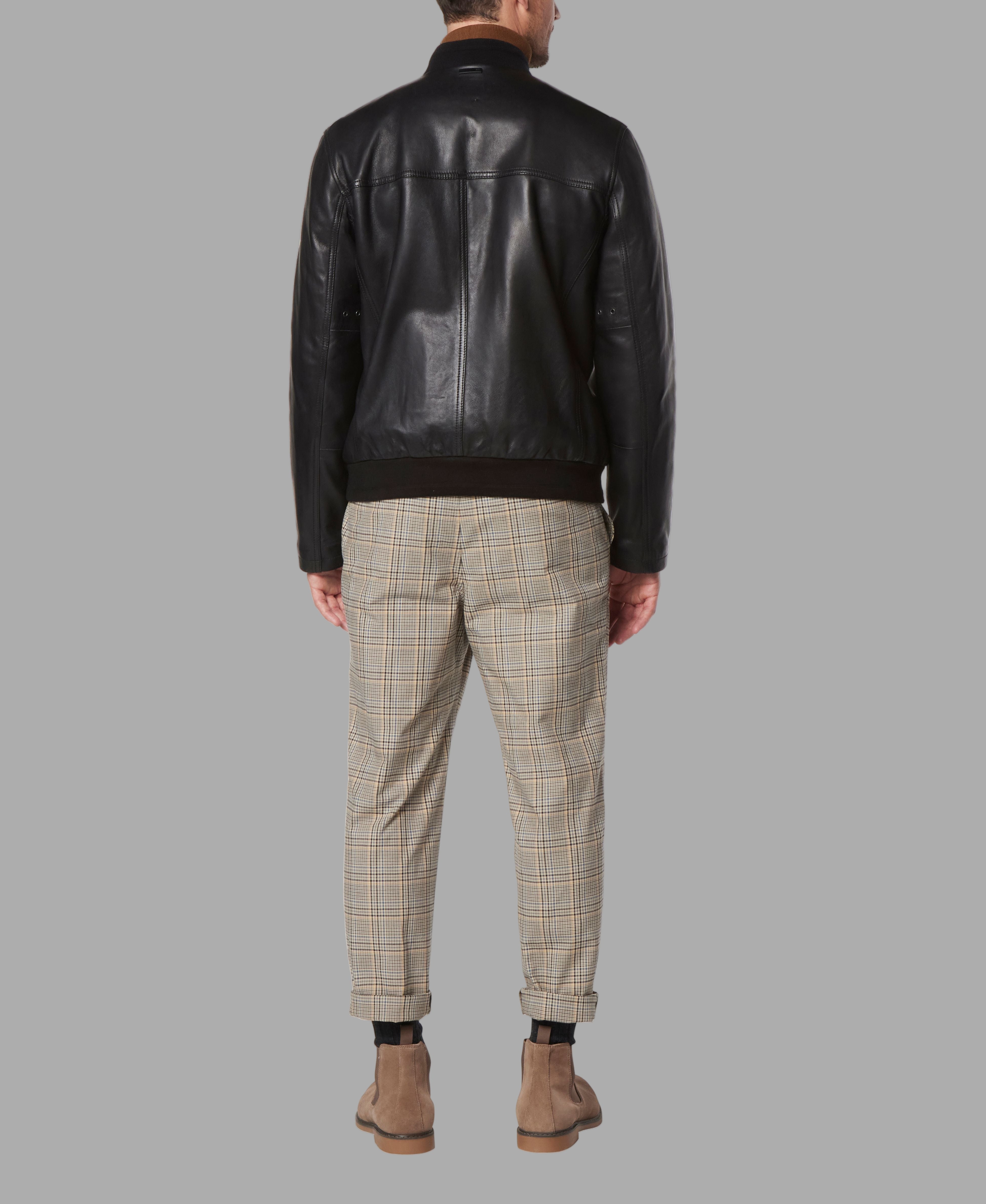 MacNeil Leather Bomber Jacket View 4 | Jackets and Coats MacNeil Leather Bomber Jacket View 4 | Jackets and Coats