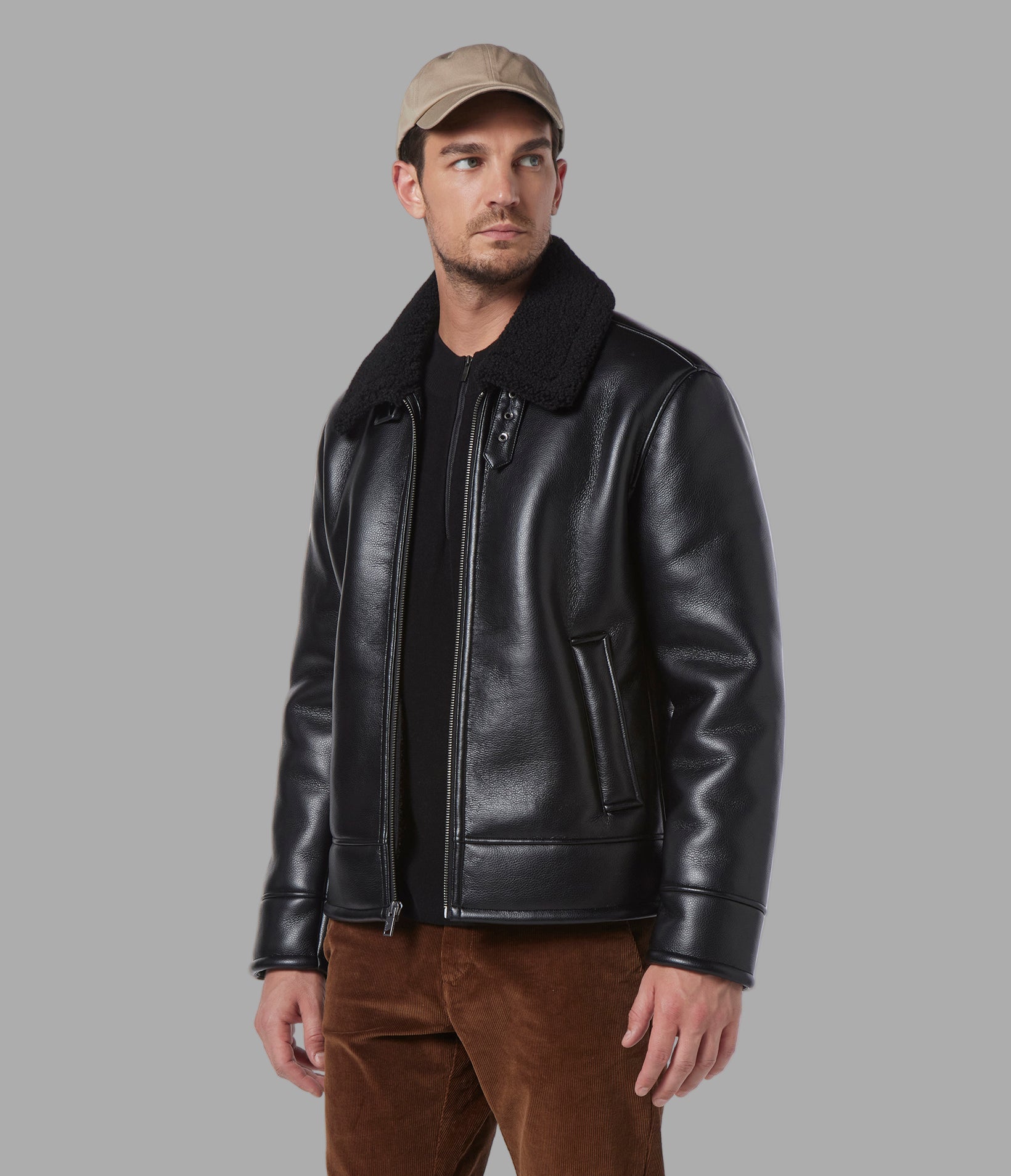 Cadman Faux Shearling Aviator Jacket View 2 | Jackets and Coats Cadman Faux Shearling Aviator Jacket View 2 | Jackets and Coats