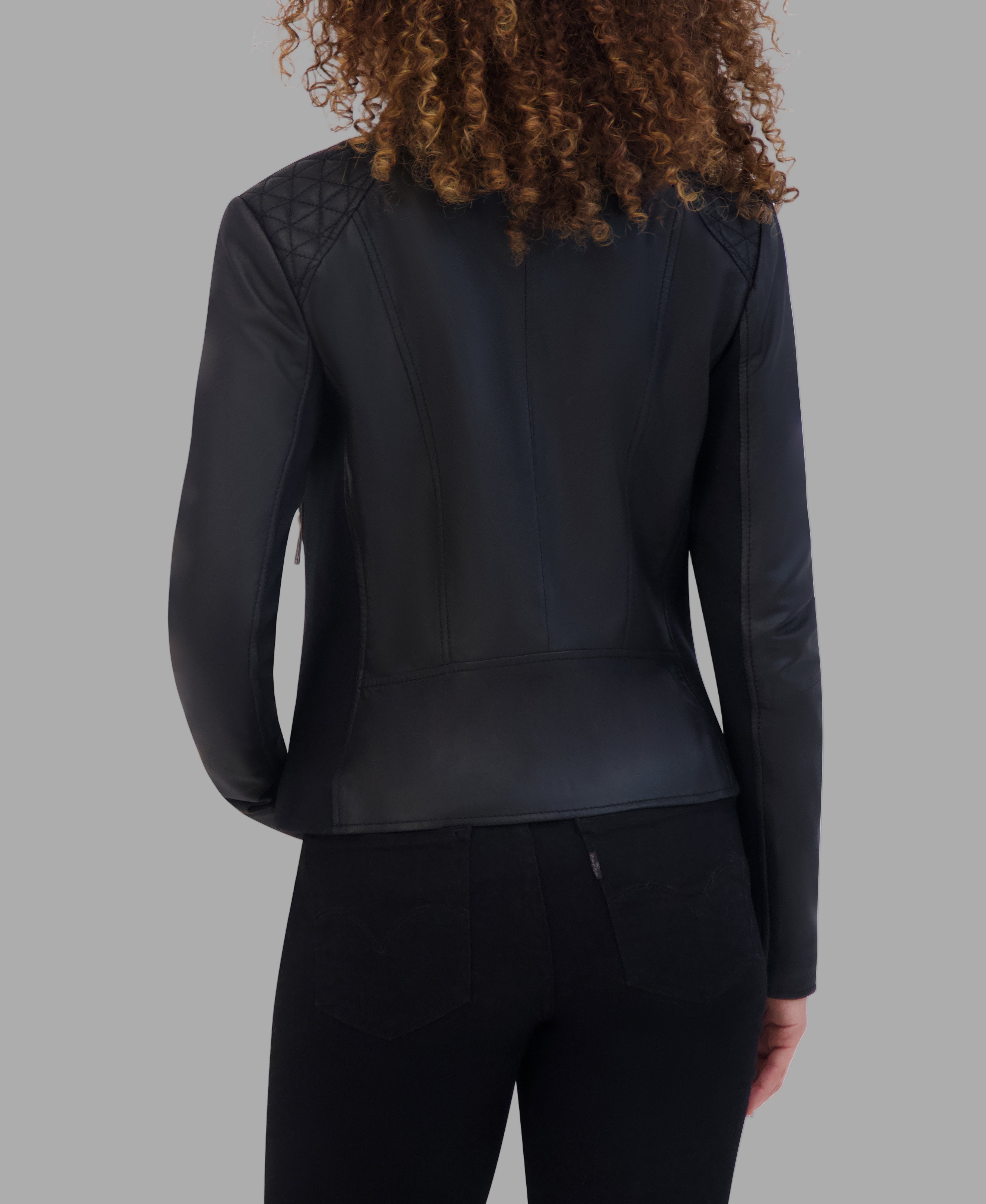 Glenbrook Leather Racer Jacket View 2 | Women's Collection Glenbrook Leather Racer Jacket View 2 | Women's Collection