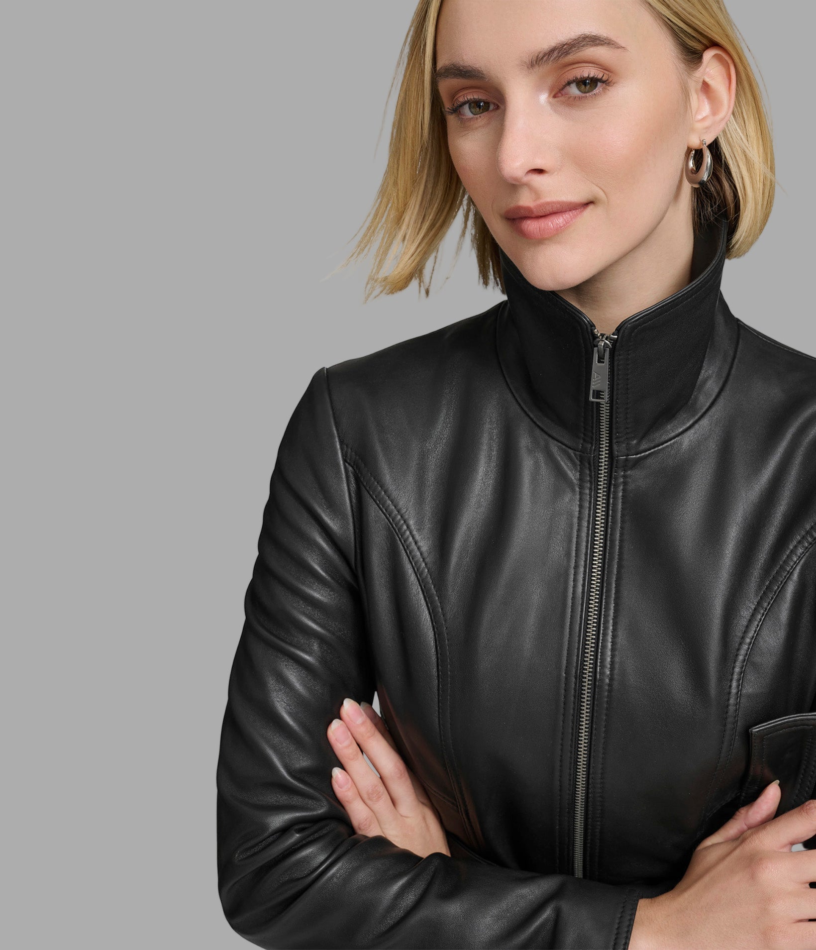 Tatum Belted Leather Jacket View 7 | Women's Collection Tatum Belted Leather Jacket View 7 | Women's Collection