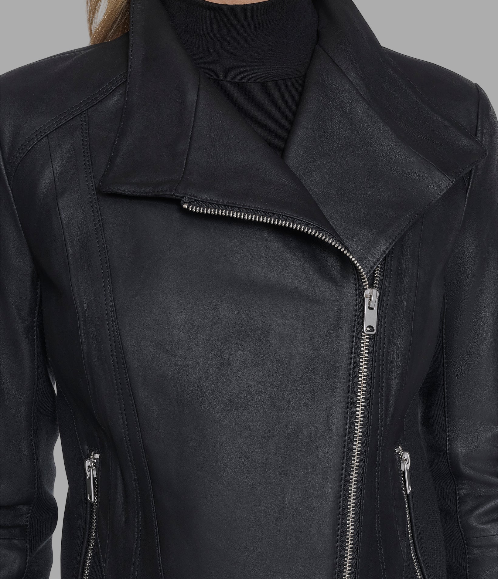 Felix Asymmetrical Leather Moto Jacket View 5 | Motorcycle Jackets Felix Asymmetrical Leather Moto Jacket View 5 | Motorcycle Jackets