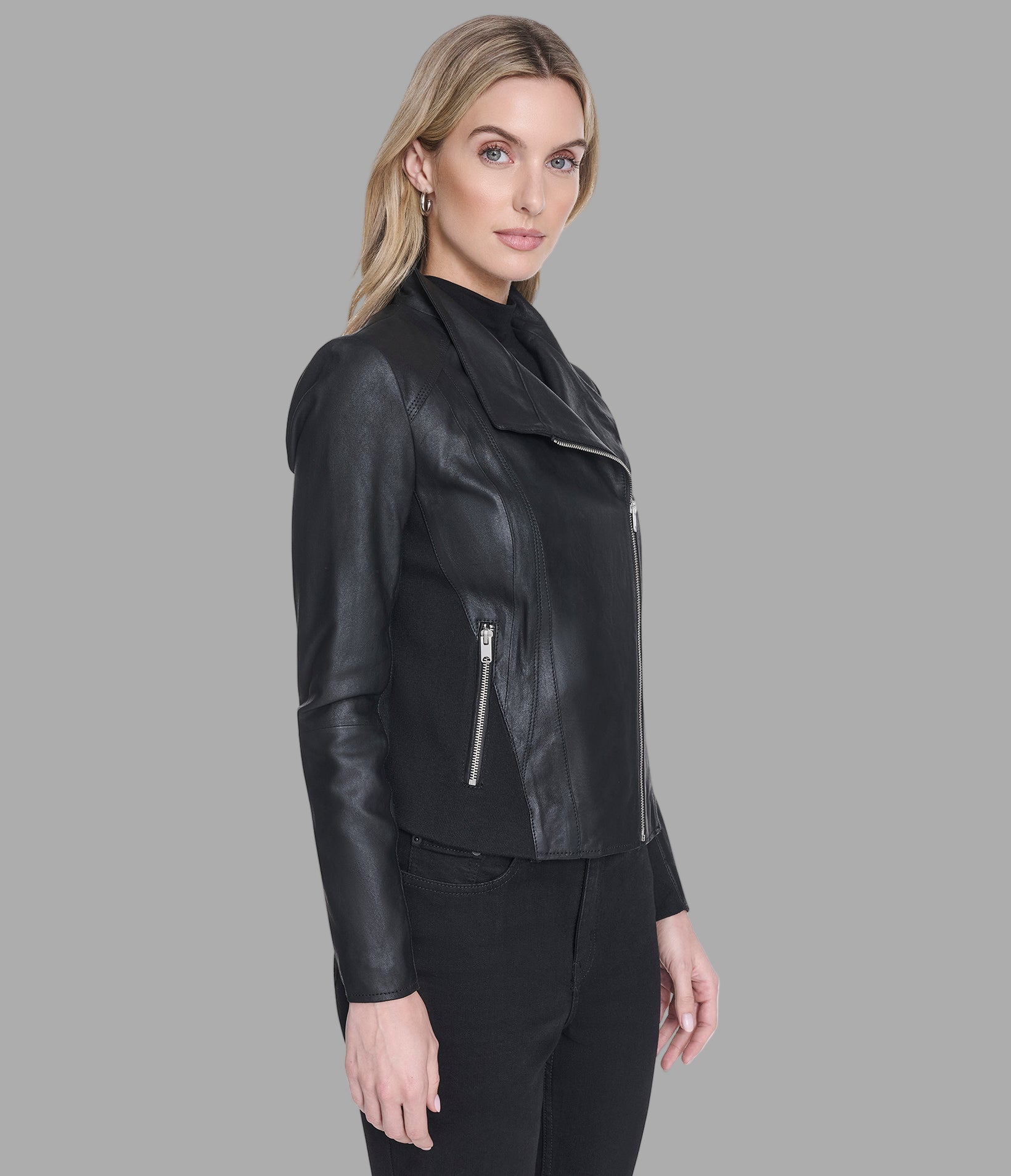 Felix Asymmetrical Leather Moto Jacket View 2 | Motorcycle Jackets Felix Asymmetrical Leather Moto Jacket View 2 | Motorcycle Jackets