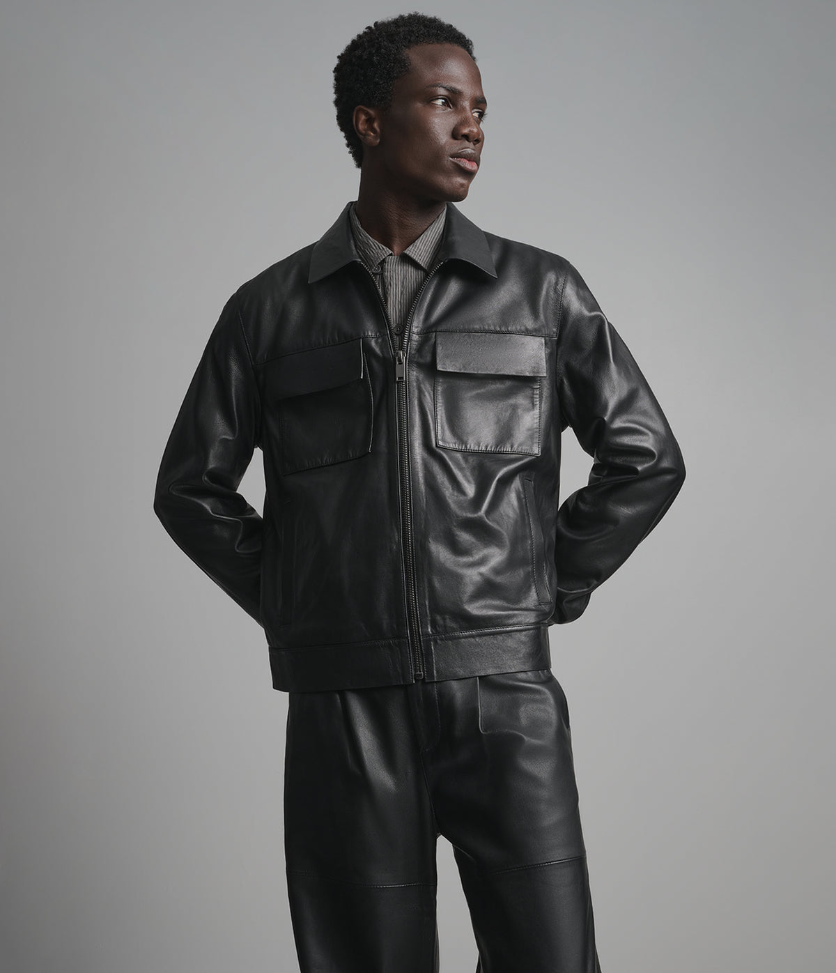 Wilsons black Leather Jacket Sz XL 14-16 Xl Wilsons Leather – Better Stay Together main image 2