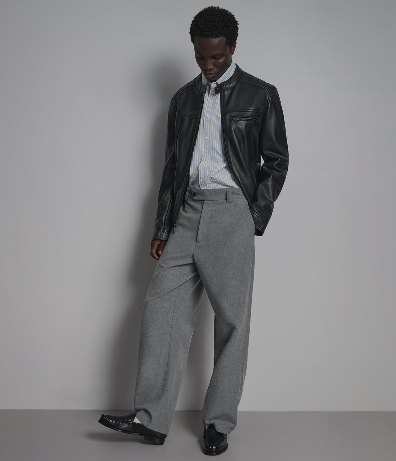 Ethan Leather Racer Jacket View 5 | Men's Sale Ethan Leather Racer Jacket View 5 | Men's Sale