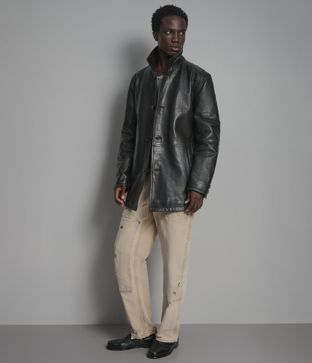 Antonio Leather Car Coat | Wilsons Leather