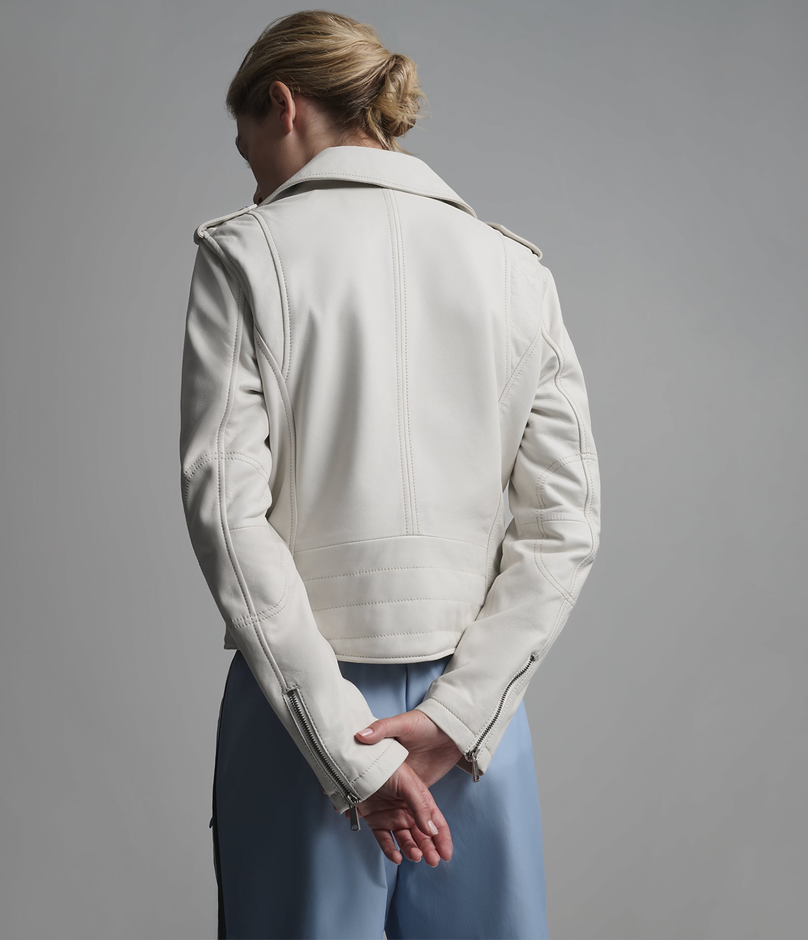 Madeline Asymmetrical Leather Moto Jacket View 4 | Motorcycle Jackets Madeline Asymmetrical Leather Moto Jacket View 4 | Motorcycle Jackets