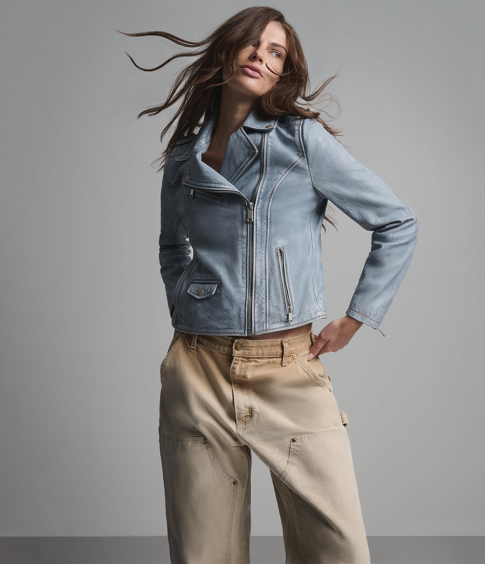 Blair Leather Denim Moto Jacket View 1 | Motorcycle Jackets Blair Leather Denim Moto Jacket View 1 | Motorcycle Jackets