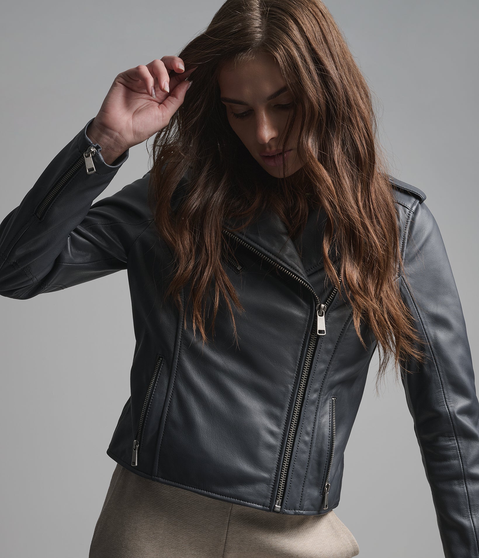 Madeline Asymmetrical Leather Moto Jacket View 6 | Motorcycle Jackets Madeline Asymmetrical Leather Moto Jacket View 6 | Motorcycle Jackets