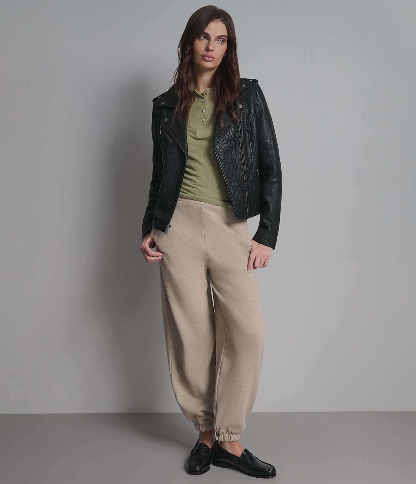 Heidi Textured Leather Moto Jacket View 3 | Motorcycle Jackets Heidi Textured Leather Moto Jacket View 3 | Motorcycle Jackets