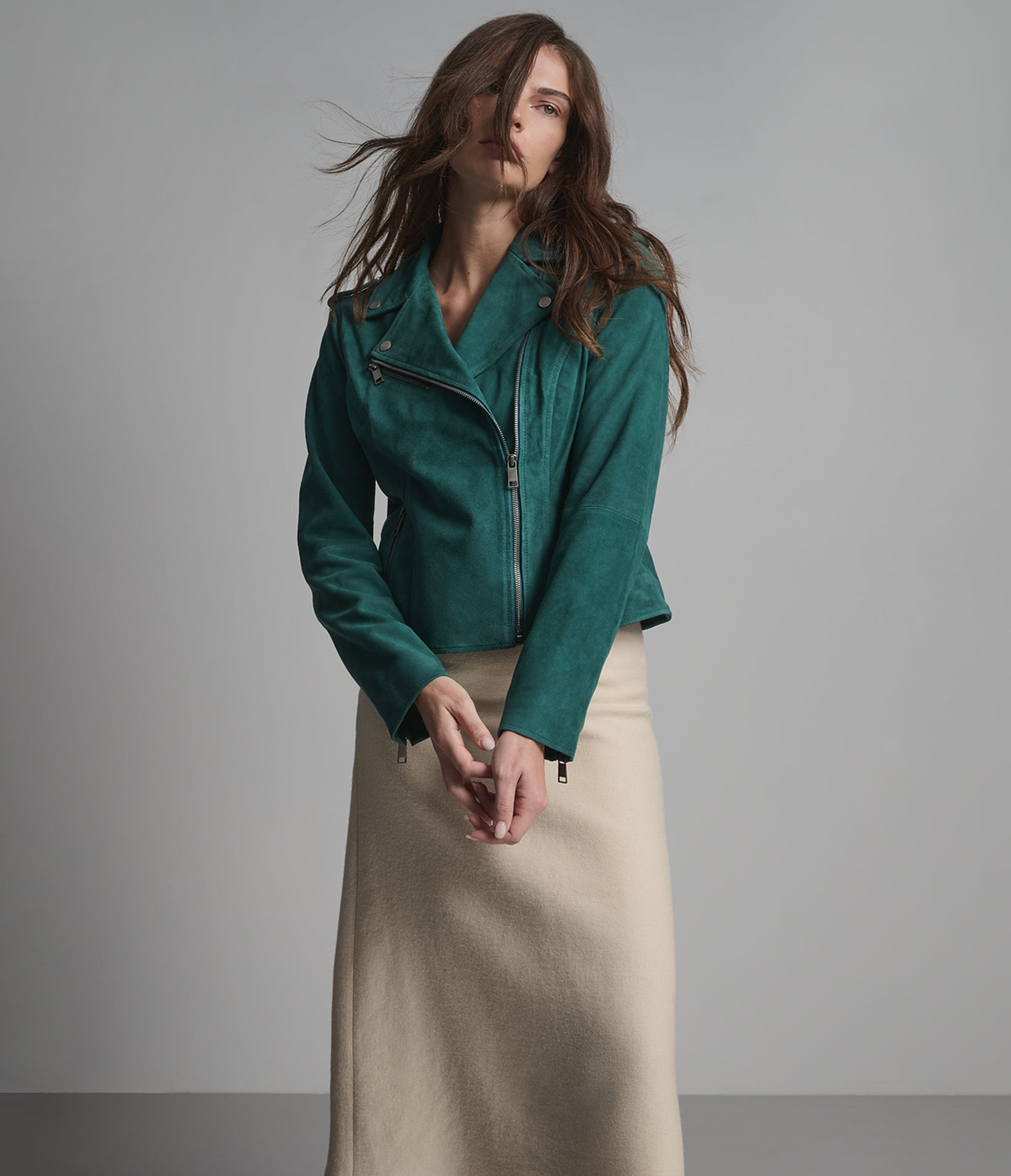 Madeline Suede Quilted Moto Jacket View 2 | Motorcycle Jackets Madeline Suede Quilted Moto Jacket View 2 | Motorcycle Jackets