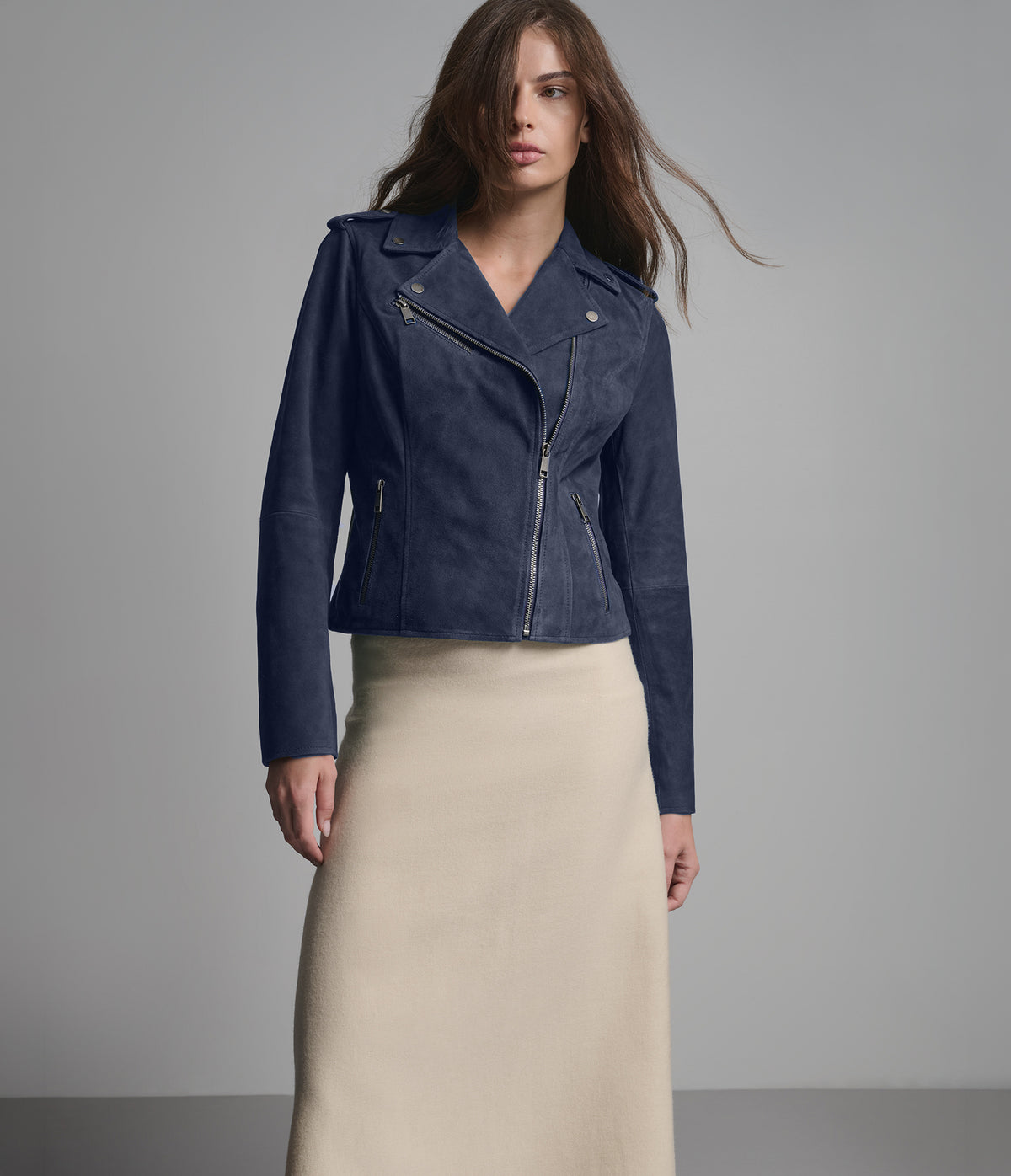 Madeline Suede Quilted Moto Jacket View 4 | Women's Jackets & Coats Madeline Suede Quilted Moto Jacket View 4 | Women's Jackets & Coats