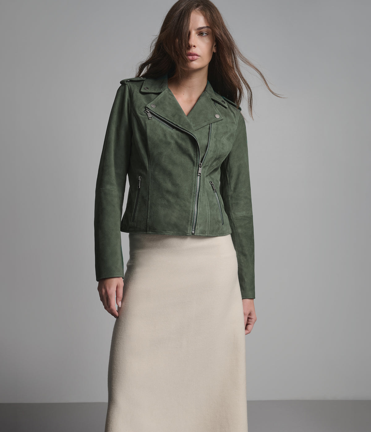 Madeline Suede Quilted Moto Jacket View 3 | Women's Festival Picks Madeline Suede Quilted Moto Jacket View 3 | Women's Festival Picks