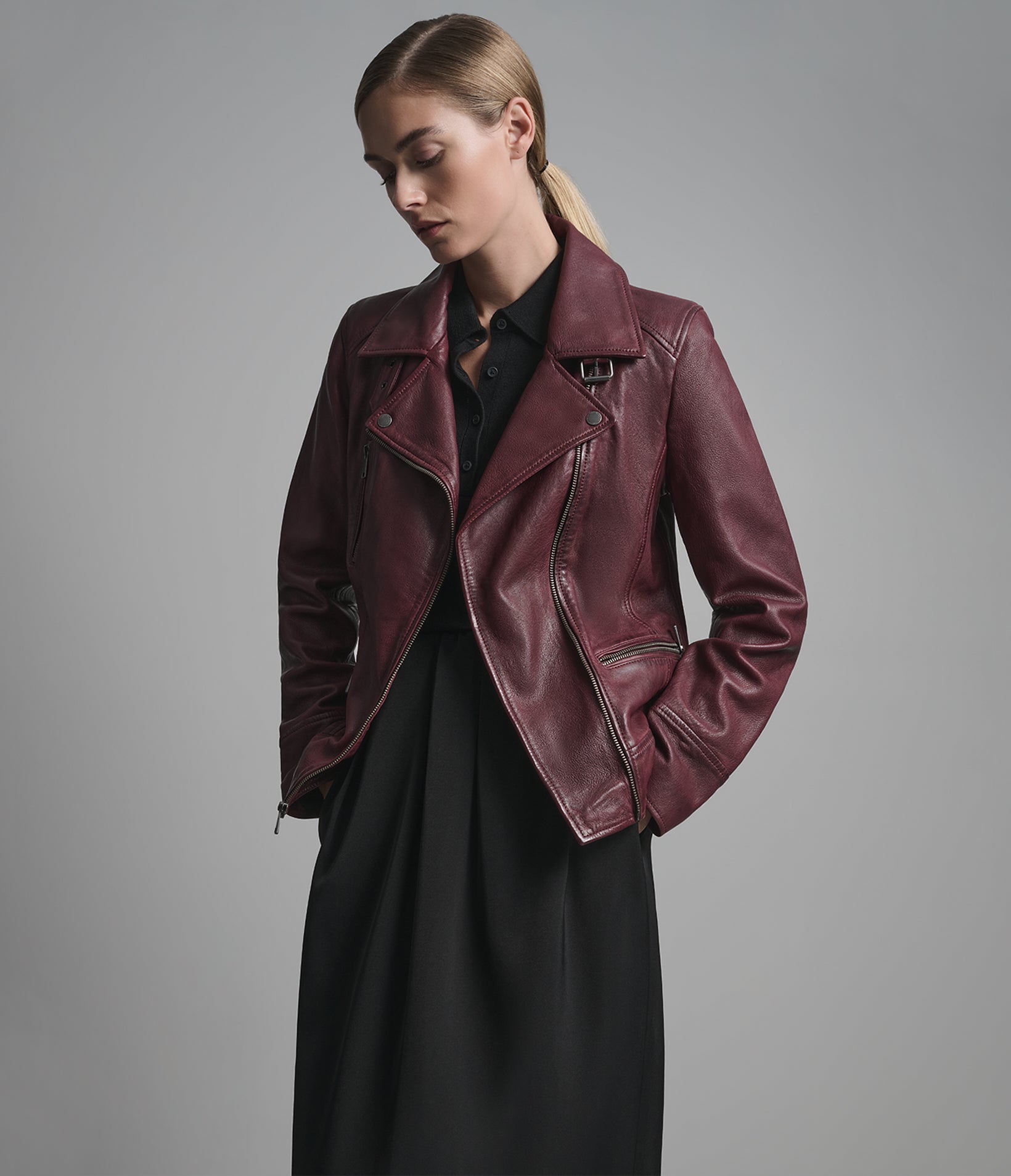 Marissa Asymmetric Moto Jacket View 4 | Women's Leather Marissa Asymmetric Moto Jacket View 4 | Women's Leather