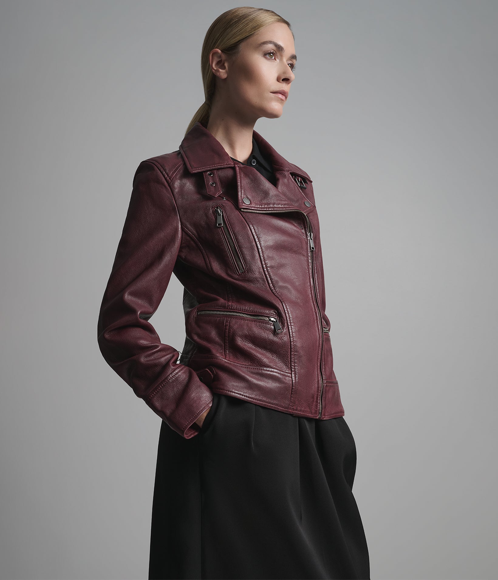 Marissa Asymmetric Moto Jacket View 2 | Women's Jackets & Coats Marissa Asymmetric Moto Jacket View 2 | Women's Jackets & Coats