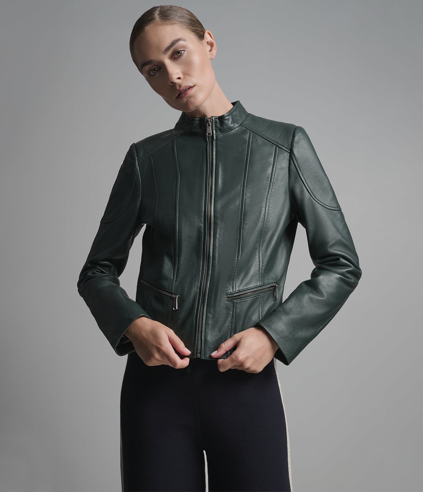 Caitlin Leather Scuba Jacket View 6 | Sale Shop All Caitlin Leather Scuba Jacket View 6 | Sale Shop All