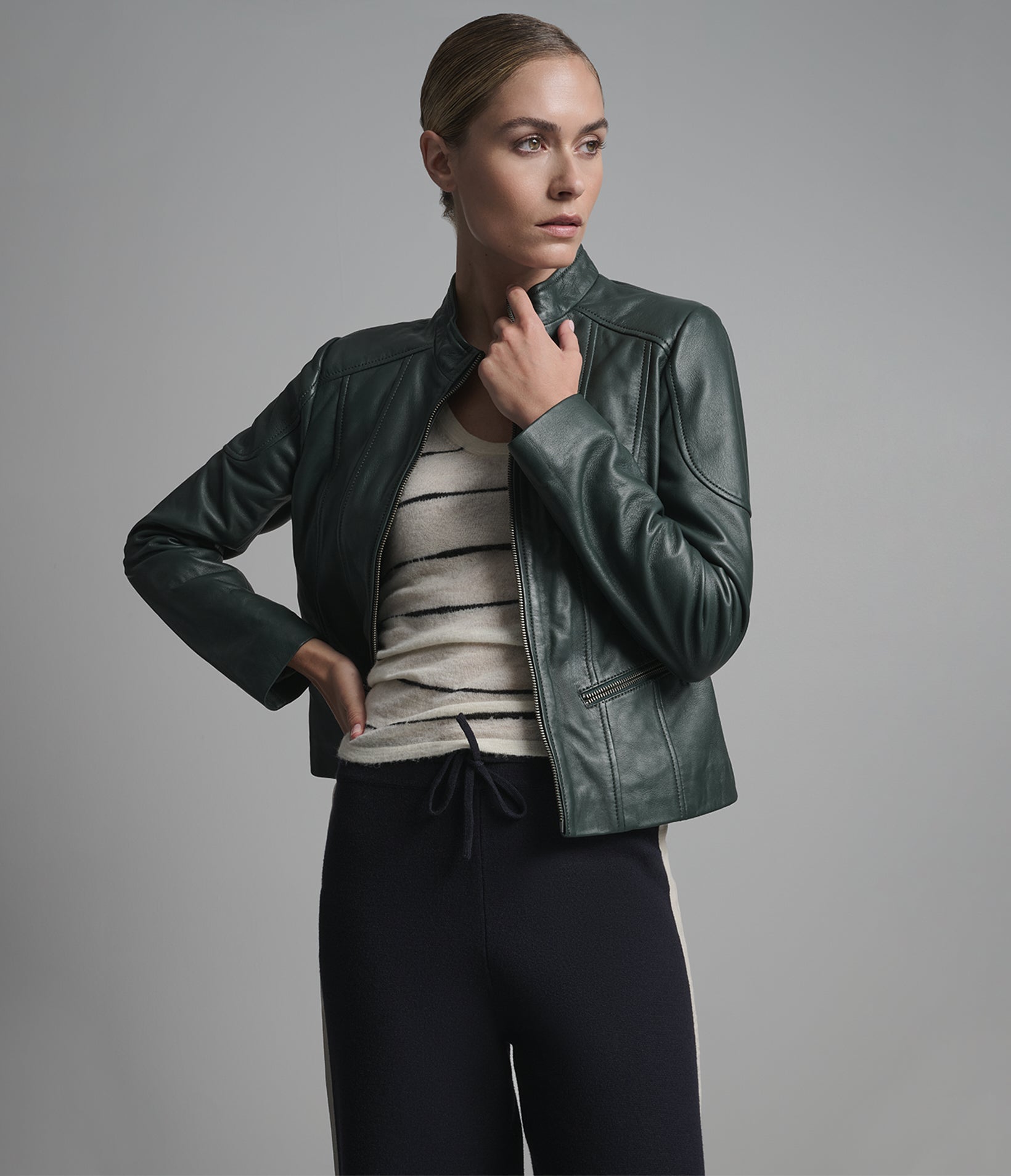 Caitlin Leather Scuba Jacket View 5 | Sale Shop All Caitlin Leather Scuba Jacket View 5 | Sale Shop All