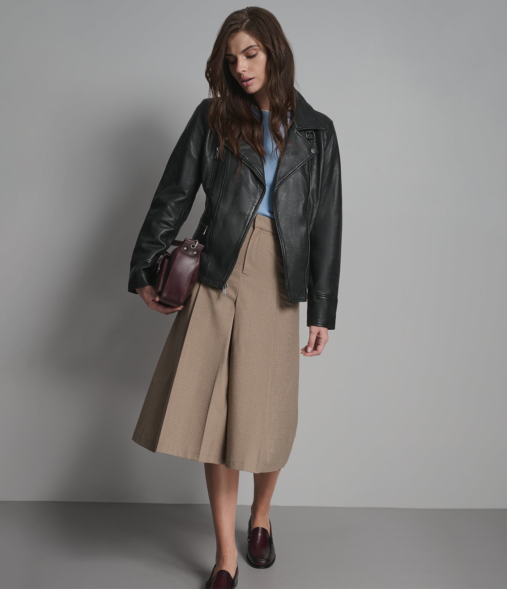 Marissa Asymmetric Leather Moto Jacket View 4 | Women's Leather Marissa Asymmetric Leather Moto Jacket View 4 | Women's Leather