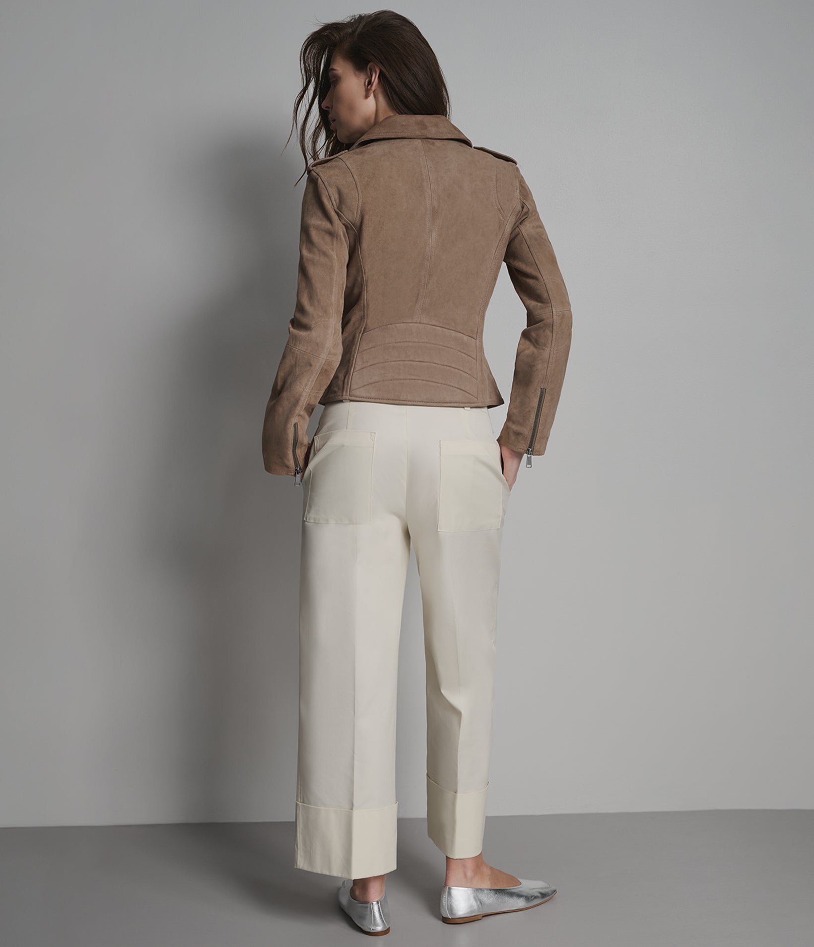 Madeline Suede Quilted Moto Jacket View 3 | Motorcycle Jackets Madeline Suede Quilted Moto Jacket View 3 | Motorcycle Jackets