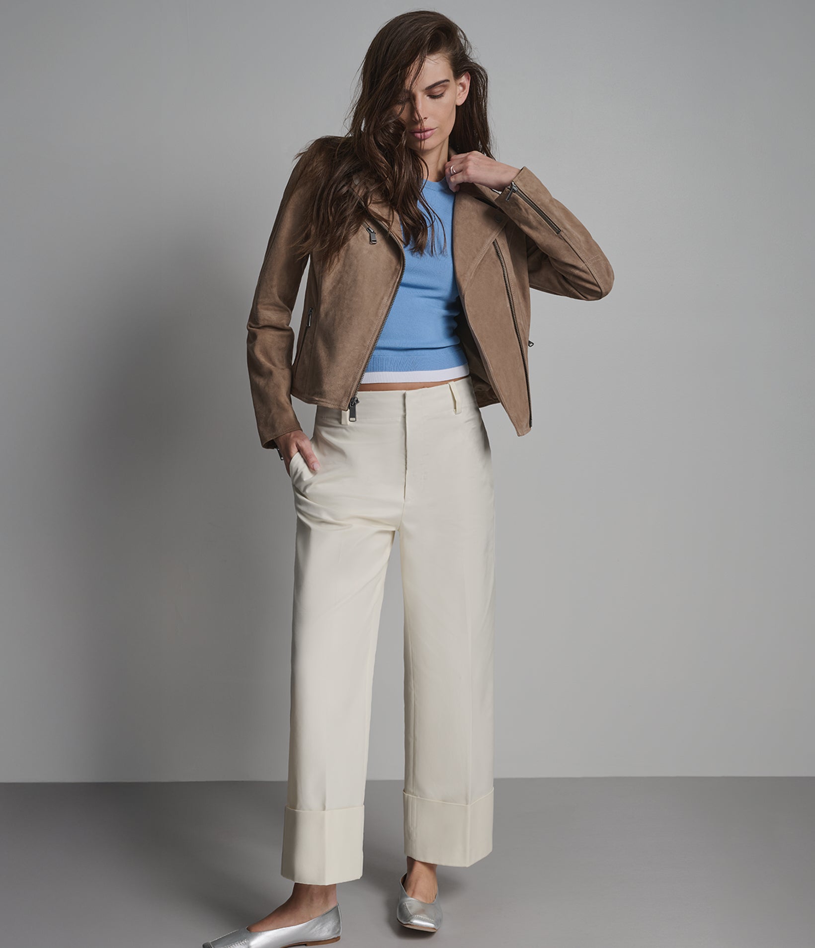 Madeline Suede Quilted Moto Jacket View 5 | Motorcycle Jackets Madeline Suede Quilted Moto Jacket View 5 | Motorcycle Jackets