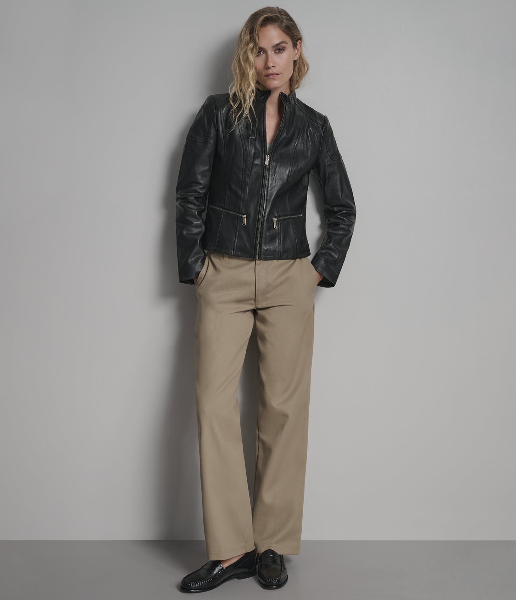 Caitlin Leather Scuba Jacket View 4 | Women's Best Sellers Caitlin Leather Scuba Jacket View 4 | Women's Best Sellers