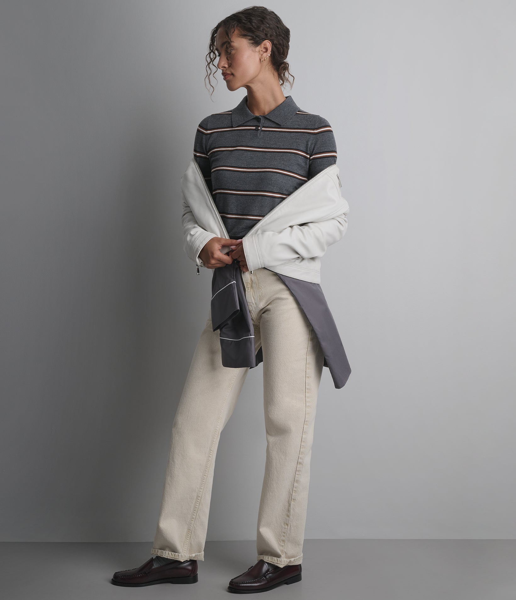 Cassandra Leather Racer Jacket View 8 | Women's New Arrivals Cassandra Leather Racer Jacket View 8 | Women's New Arrivals