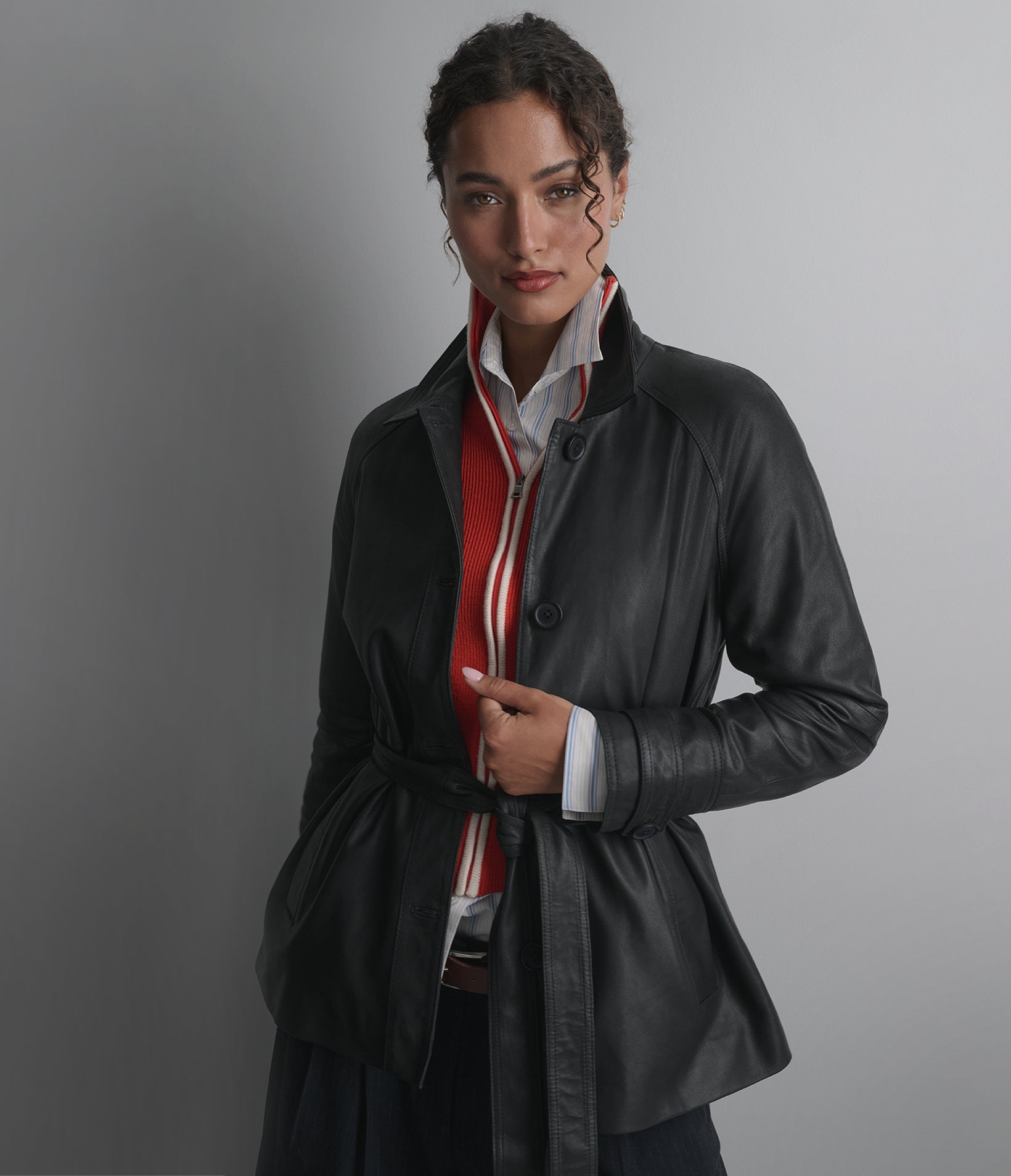 Iris Lightweight Short Trench Coat View 10 Iris Lightweight Short Trench Coat View 10