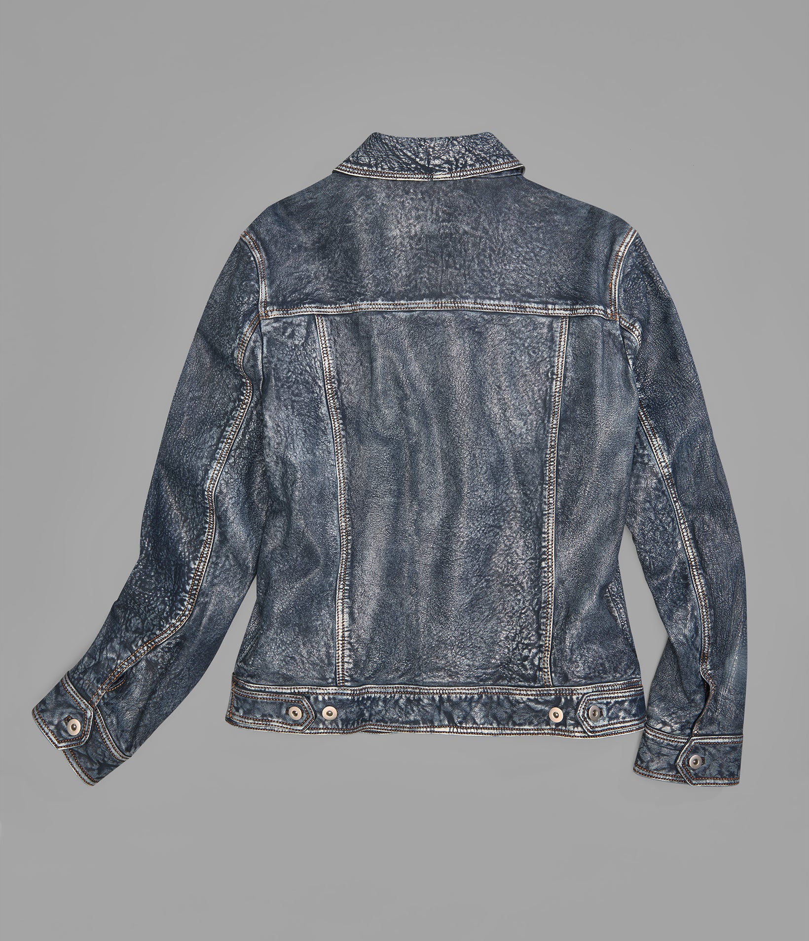 Chase Leather Denim Trucker Jacket View 5 | Leather Denim Collection Chase Leather Denim Trucker Jacket View 5 | Leather Denim Collection