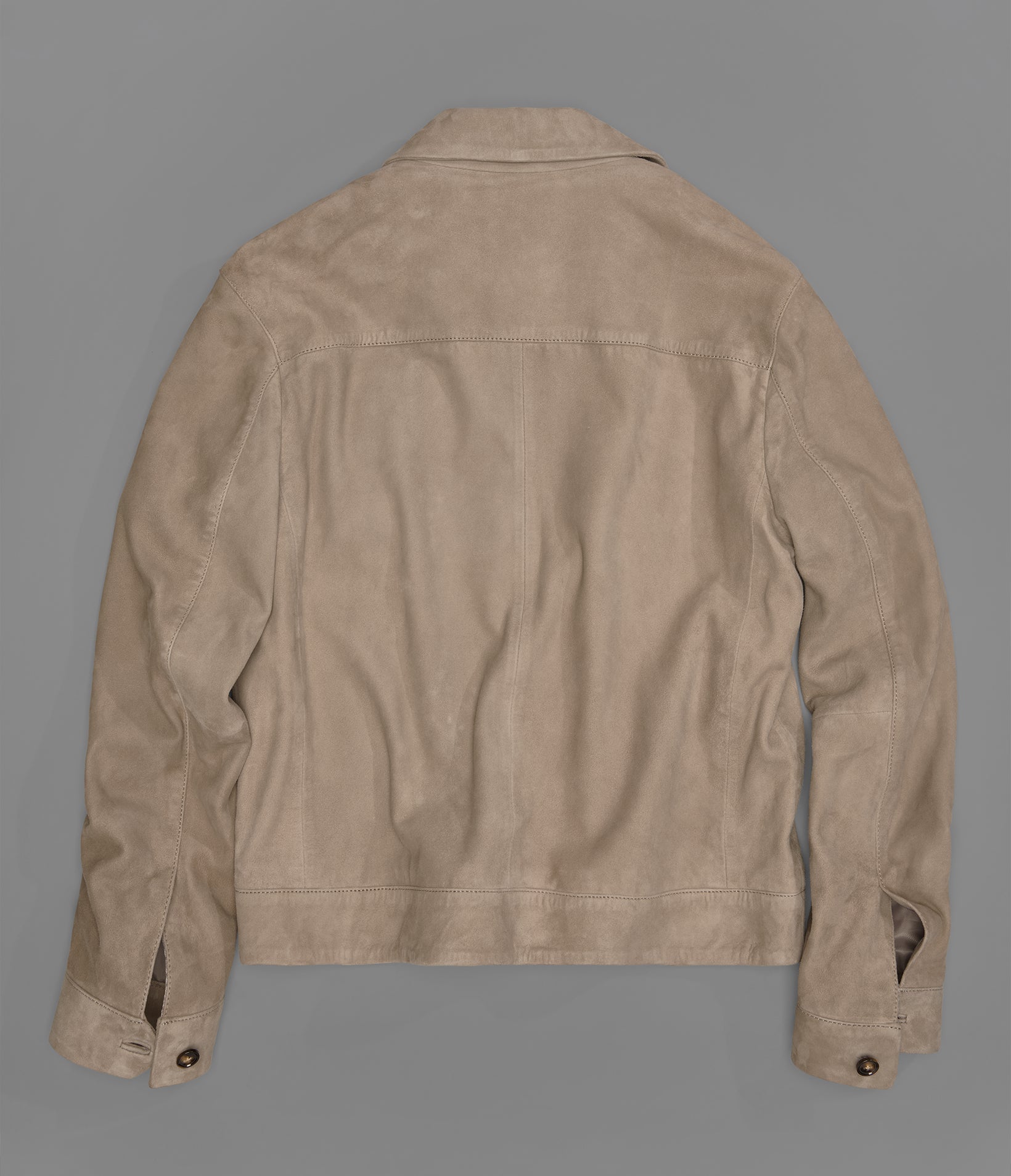 Banks Suede Zip Shirt Jacket View 4 | Men's Leather Banks Suede Zip Shirt Jacket View 4 | Men's Leather