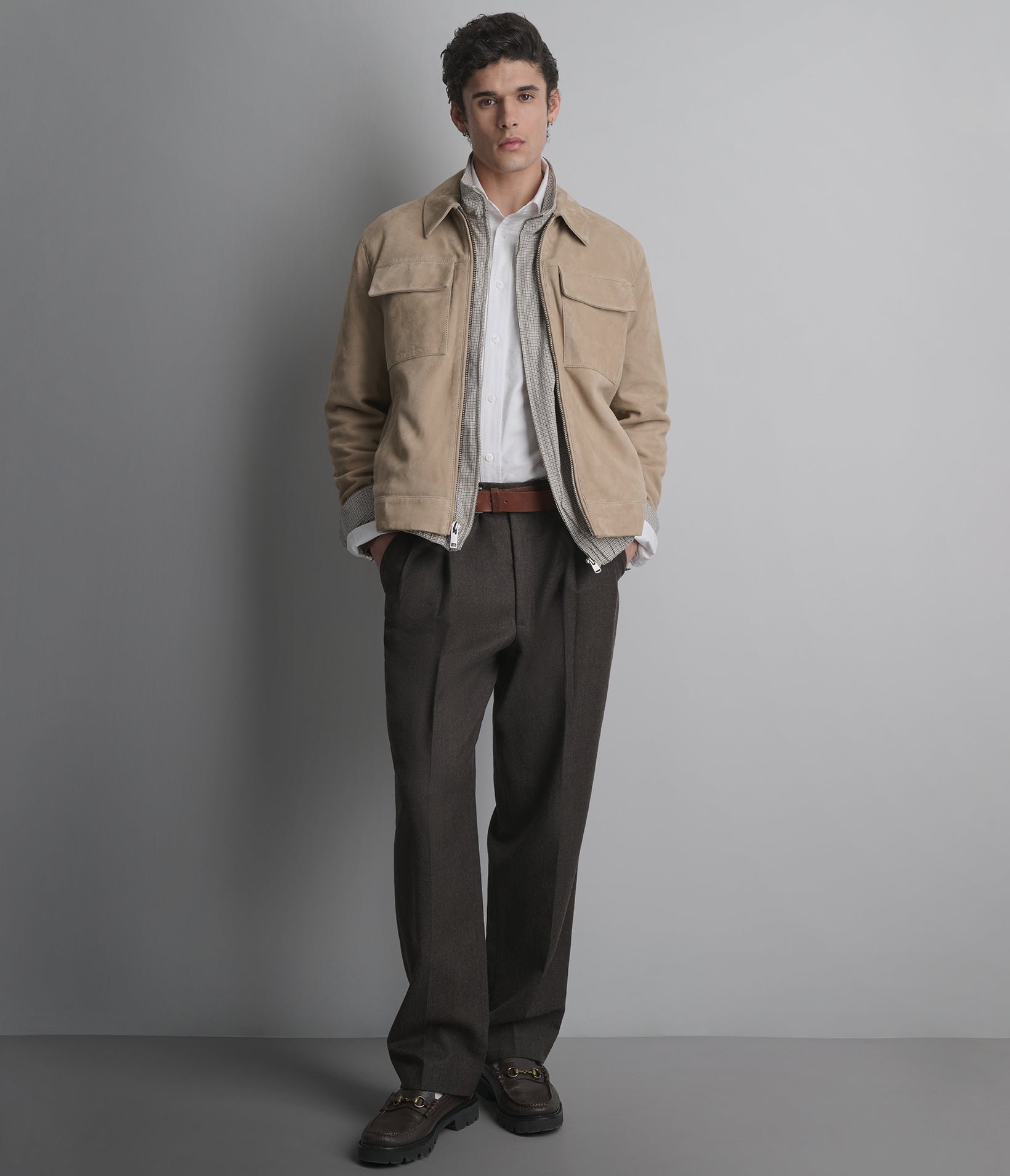 Banks Suede Zip Shirt Jacket View 2 | Men's Jackets & Coats Banks Suede Zip Shirt Jacket View 2 | Men's Jackets & Coats