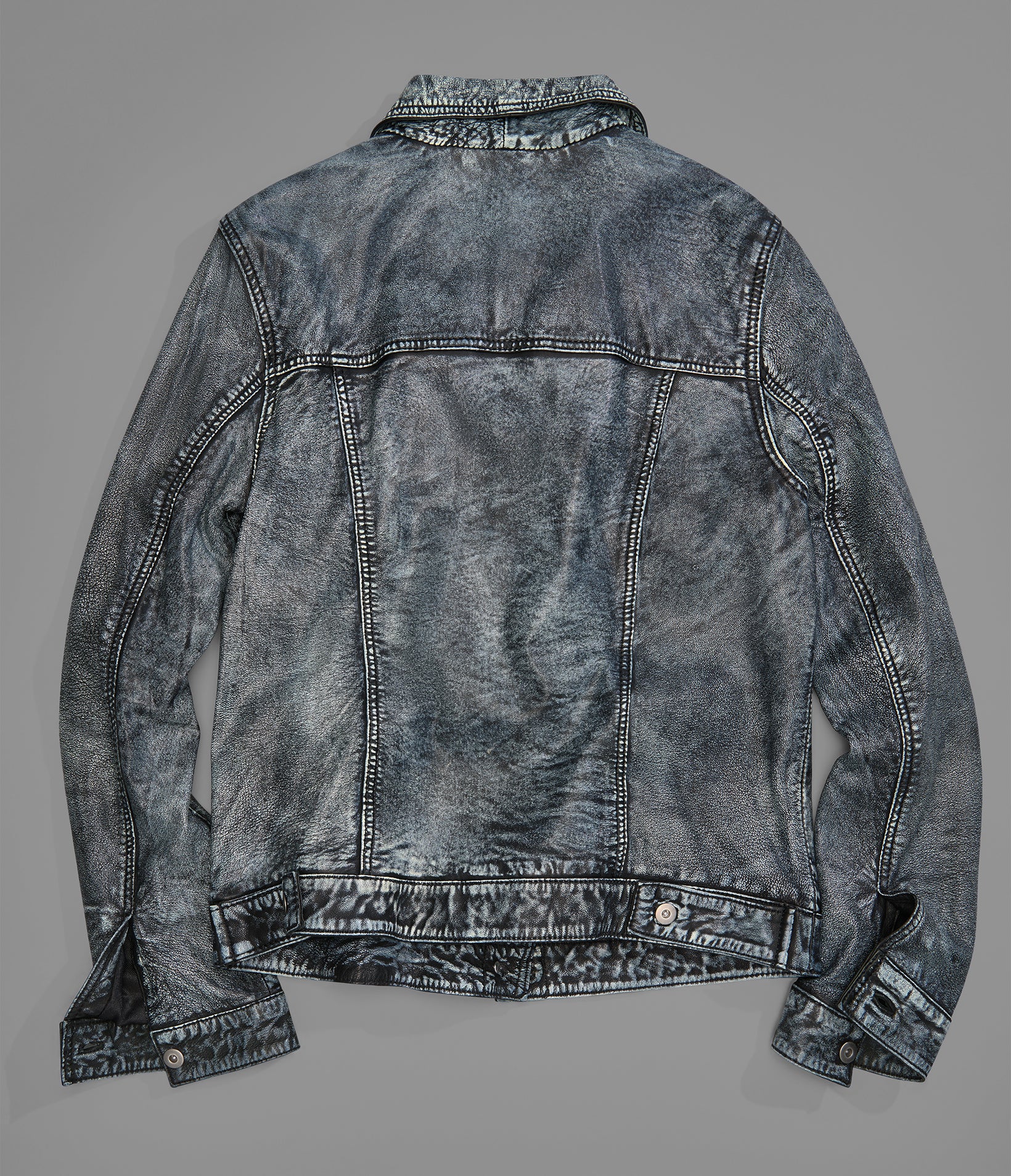 Addison Leather Denim Jacket View 4 | Leather Denim Collection Addison Leather Denim Jacket View 4 | Leather Denim Collection