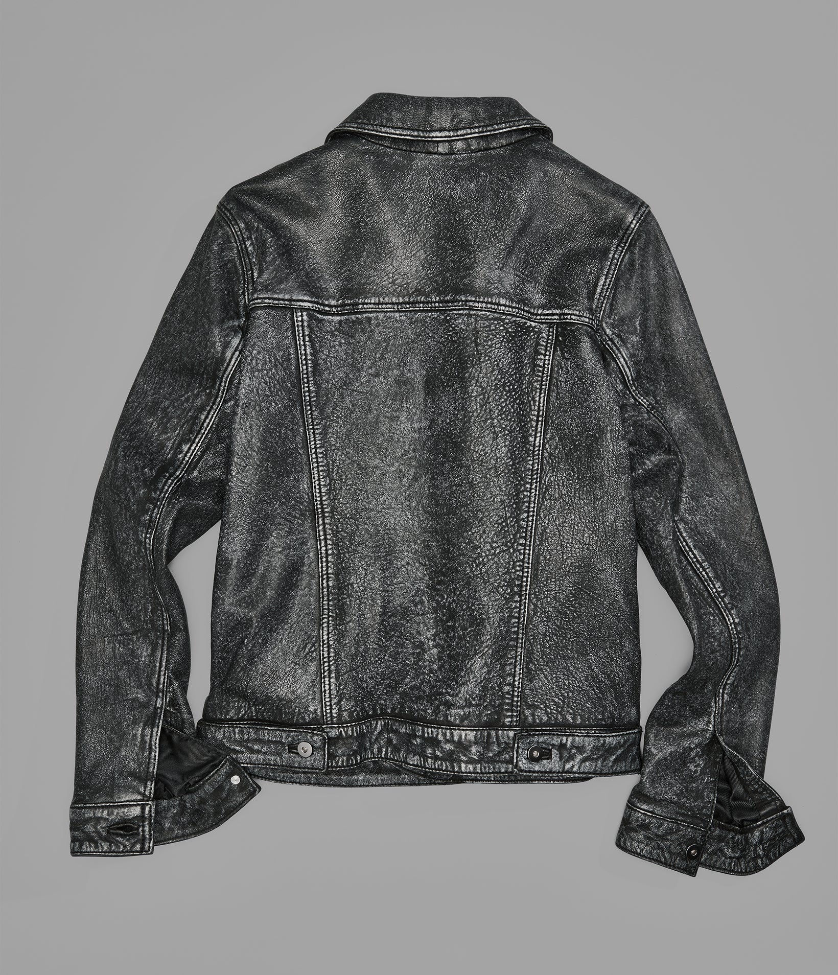 Addison Leather Denim Jacket View 4 | Leather Denim Collection Addison Leather Denim Jacket View 4 | Leather Denim Collection