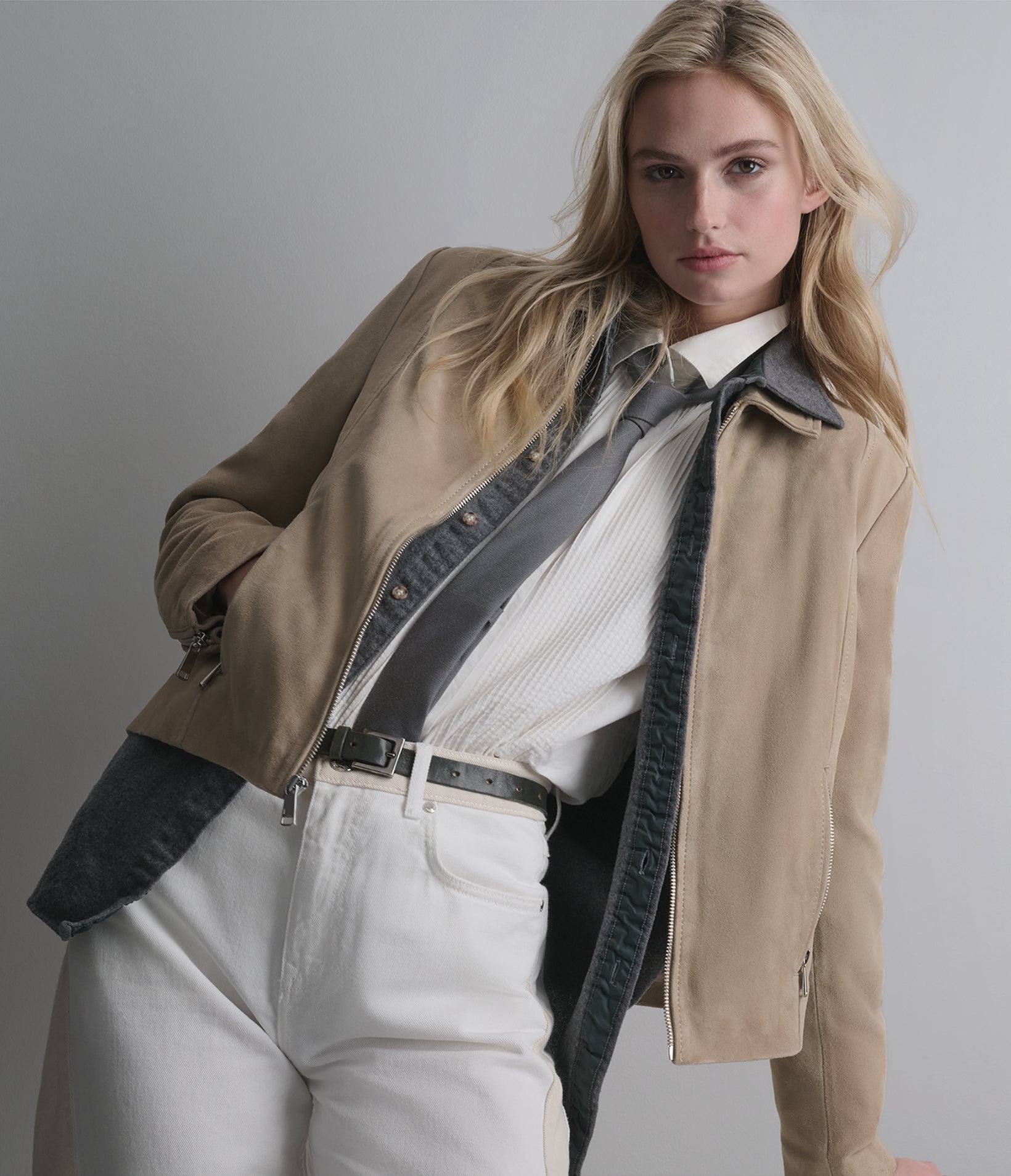 Monty Shirt Collar Zip Jacket View 8 | Women's Collection Monty Shirt Collar Zip Jacket View 8 | Women's Collection