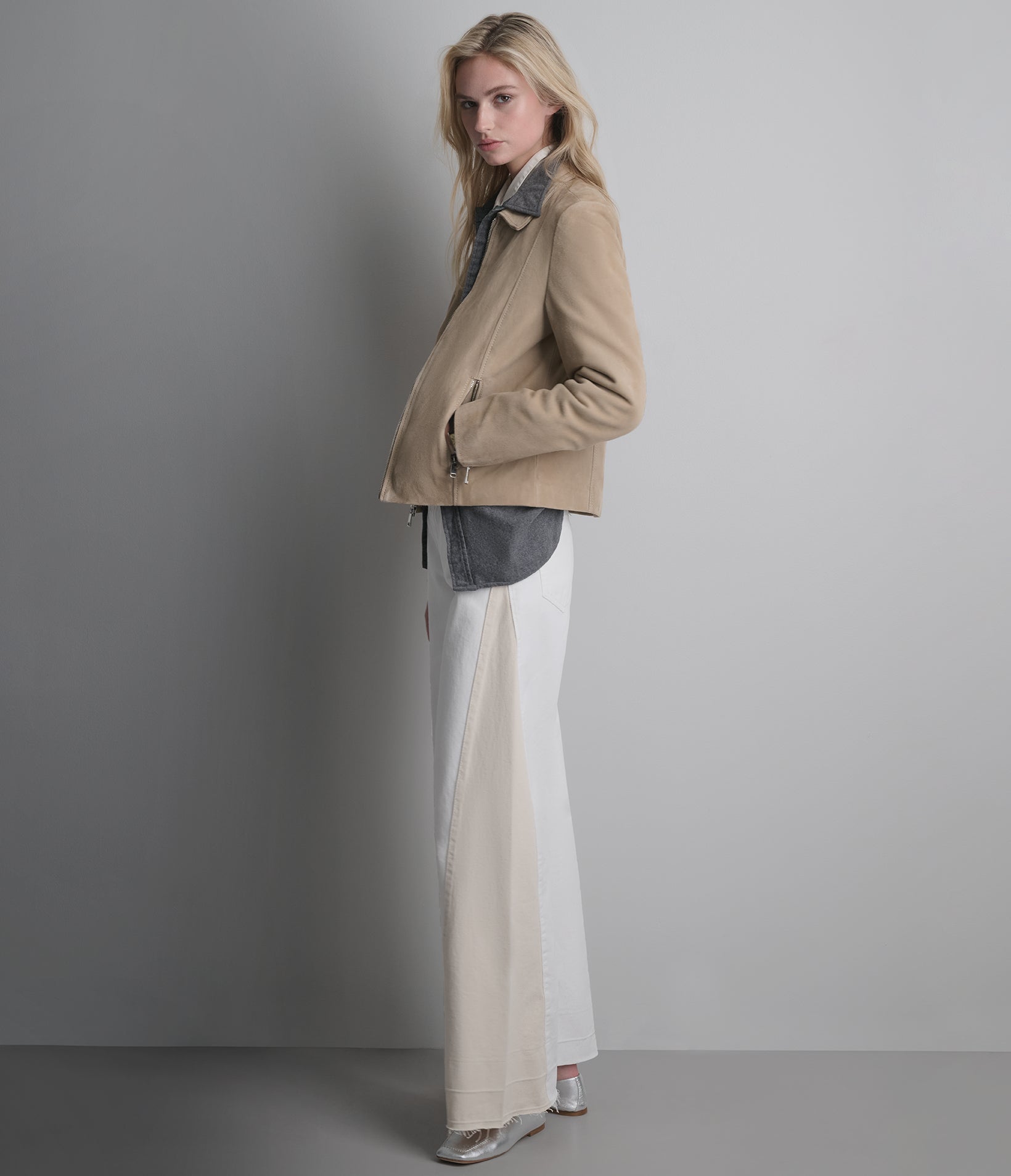 Monty Shirt Collar Zip Jacket View 7 | Women's Collection Monty Shirt Collar Zip Jacket View 7 | Women's Collection