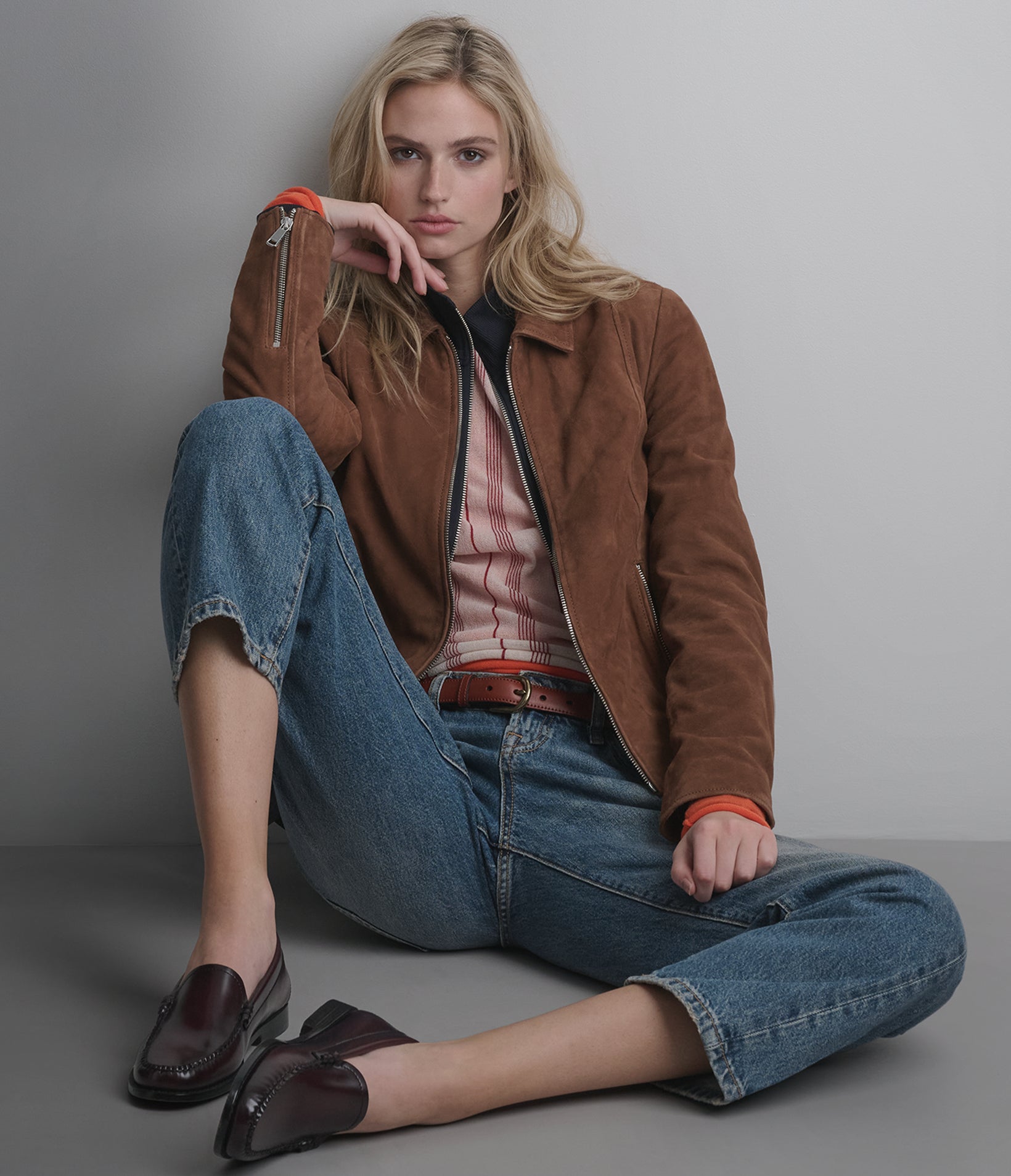 Monty Shirt Collar Zip Jacket View 8 | Women's Collection Monty Shirt Collar Zip Jacket View 8 | Women's Collection