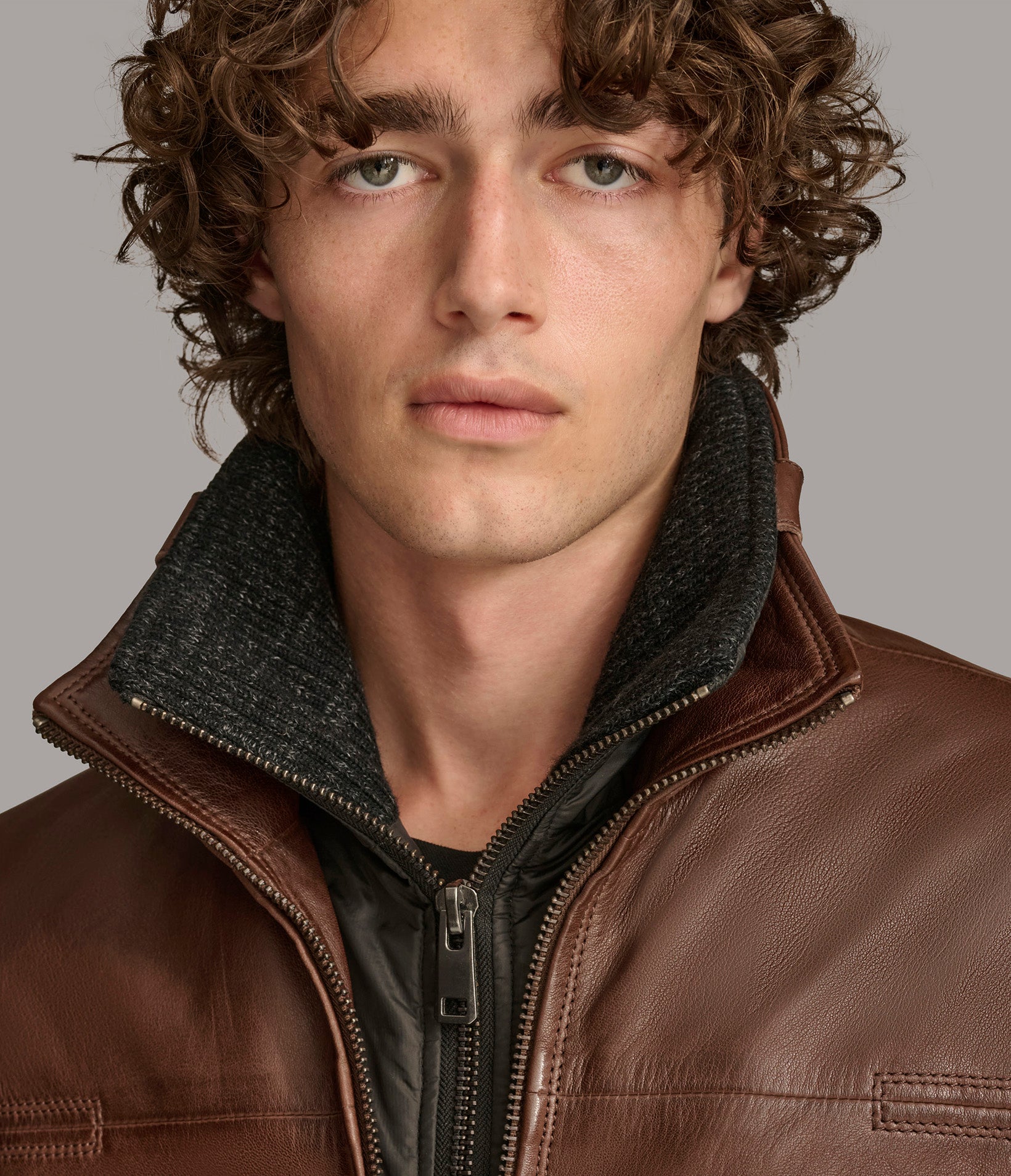 Jett Leather Jacket with Removable Hood View 11 | Men's Collection Jett Leather Jacket with Removable Hood View 11 | Men's Collection