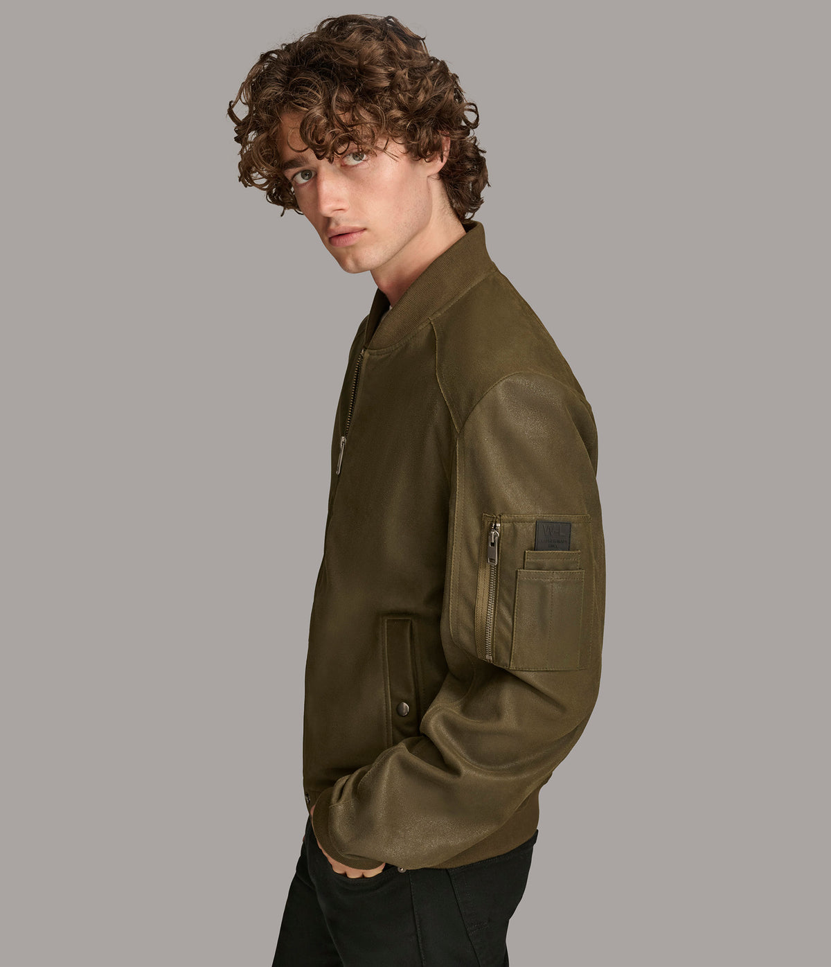 James Genuine Leather Bomber Jacket | Wilsons Leather