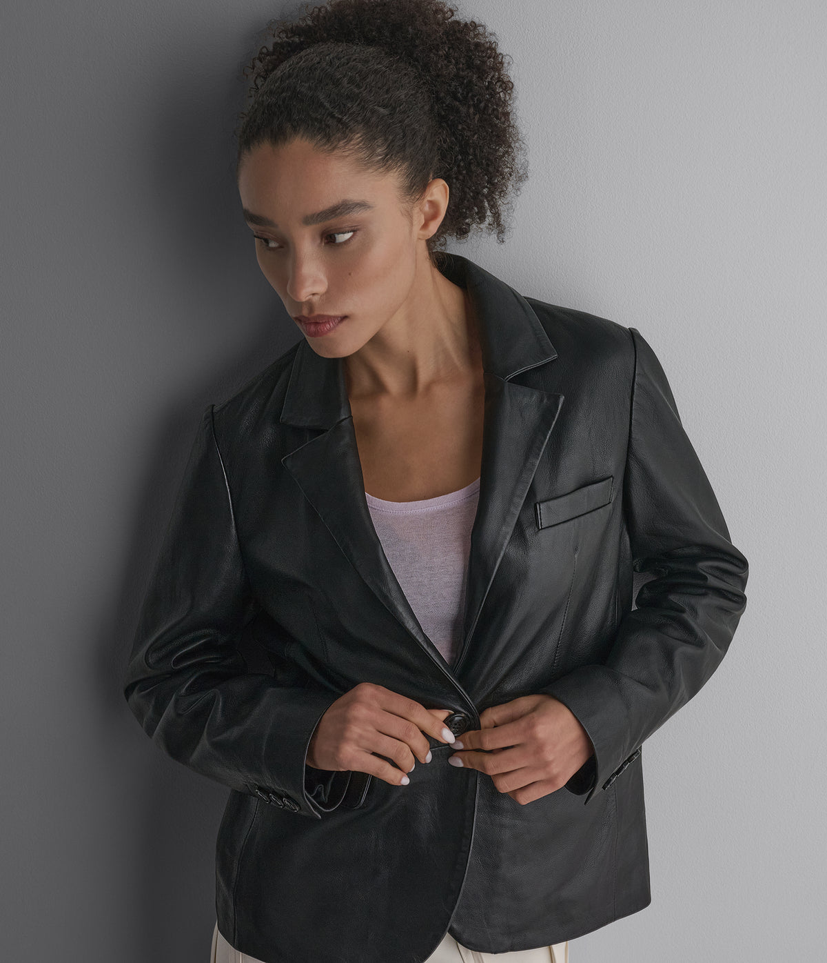 Lauren Leather Blazer View 1 | Women's Fall Edit Lauren Leather Blazer View 1 | Women's Fall Edit