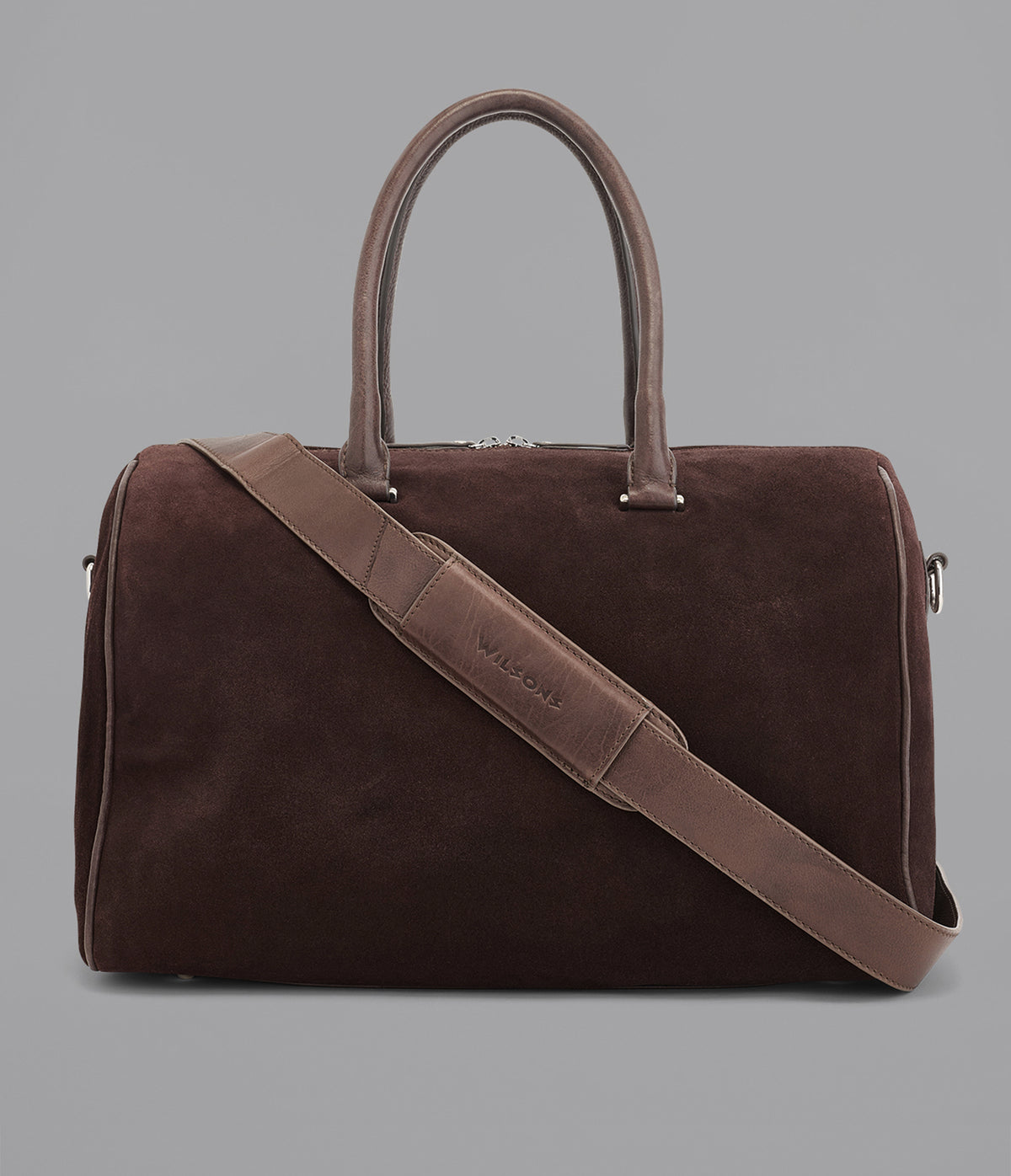 Charles Suede & Leather Duffle Bag View 1 Charles Suede & Leather Duffle Bag View 1