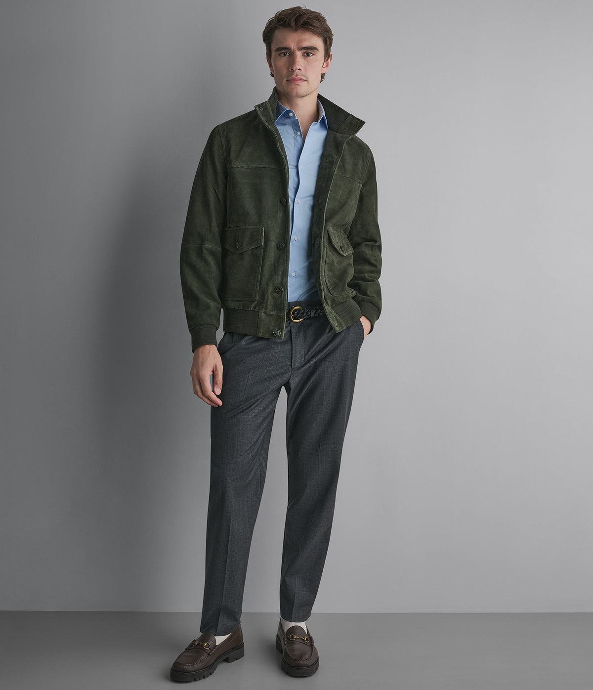 Vincent Suede Bomber View 2 | Products Vincent Suede Bomber View 2 | Products