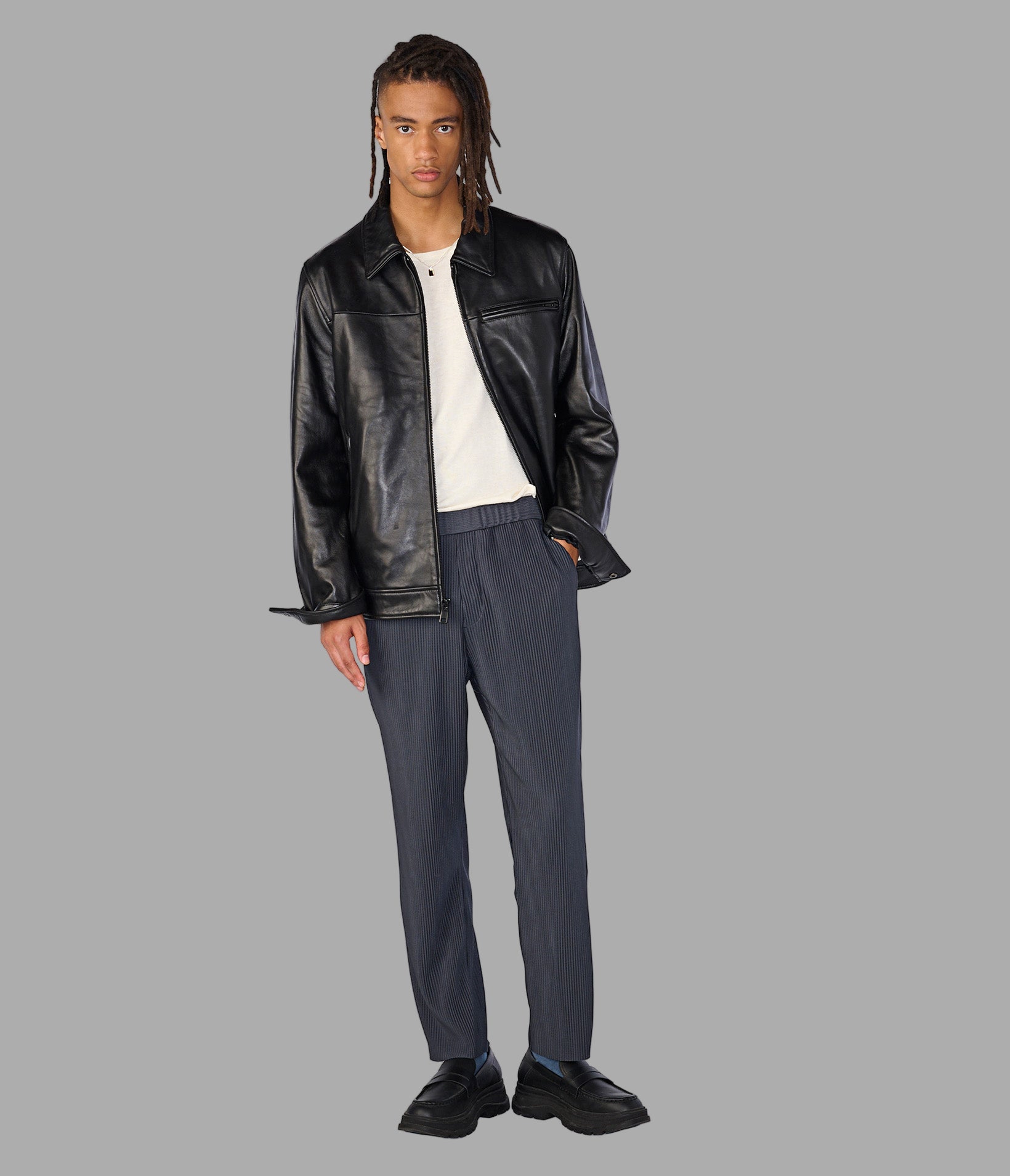 Hunter Leather Shirt Jacket View 4 | Men's Sale Hunter Leather Shirt Jacket View 4 | Men's Sale