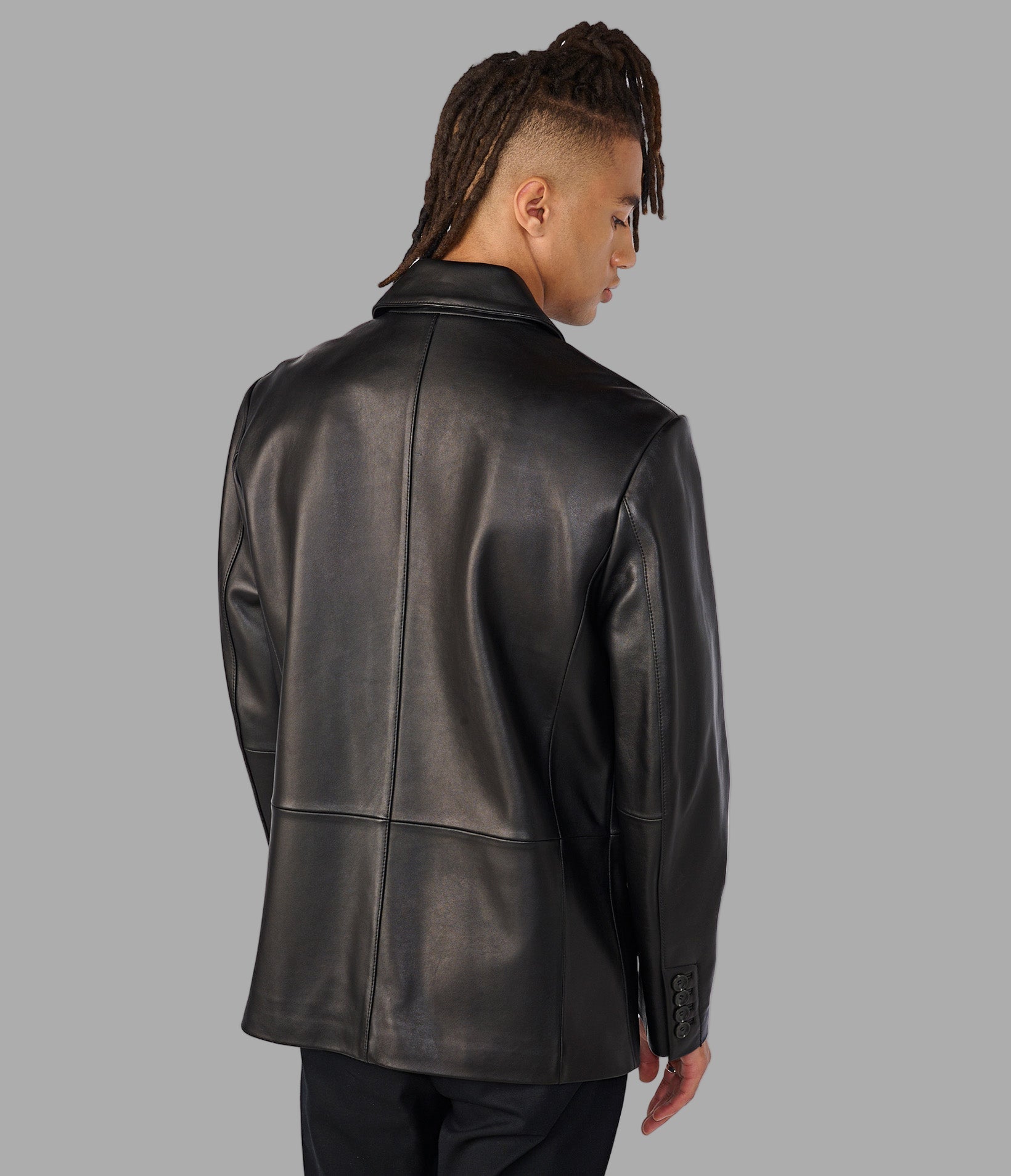 Dylan Genuine Leather Blazer Jacket View 2 | Men's Sale Dylan Genuine Leather Blazer Jacket View 2 | Men's Sale