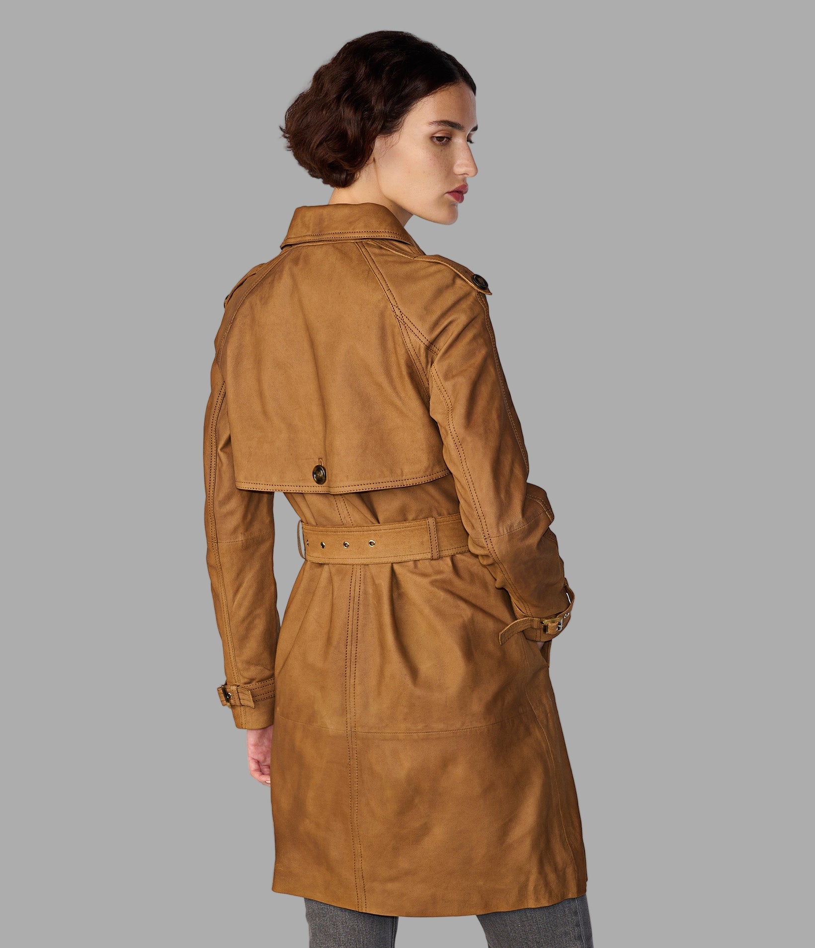 Mary Belted Suede Trench Coat View 2 | Women's Sale Mary Belted Suede Trench Coat View 2 | Women's Sale