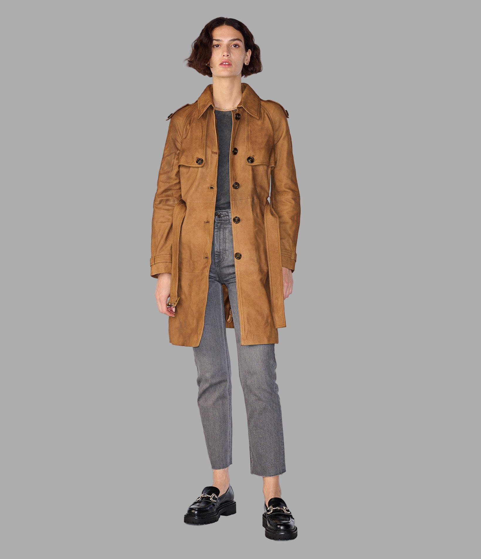 Mary Belted Suede Trench Coat View 4 | Sale Shop All Mary Belted Suede Trench Coat View 4 | Sale Shop All