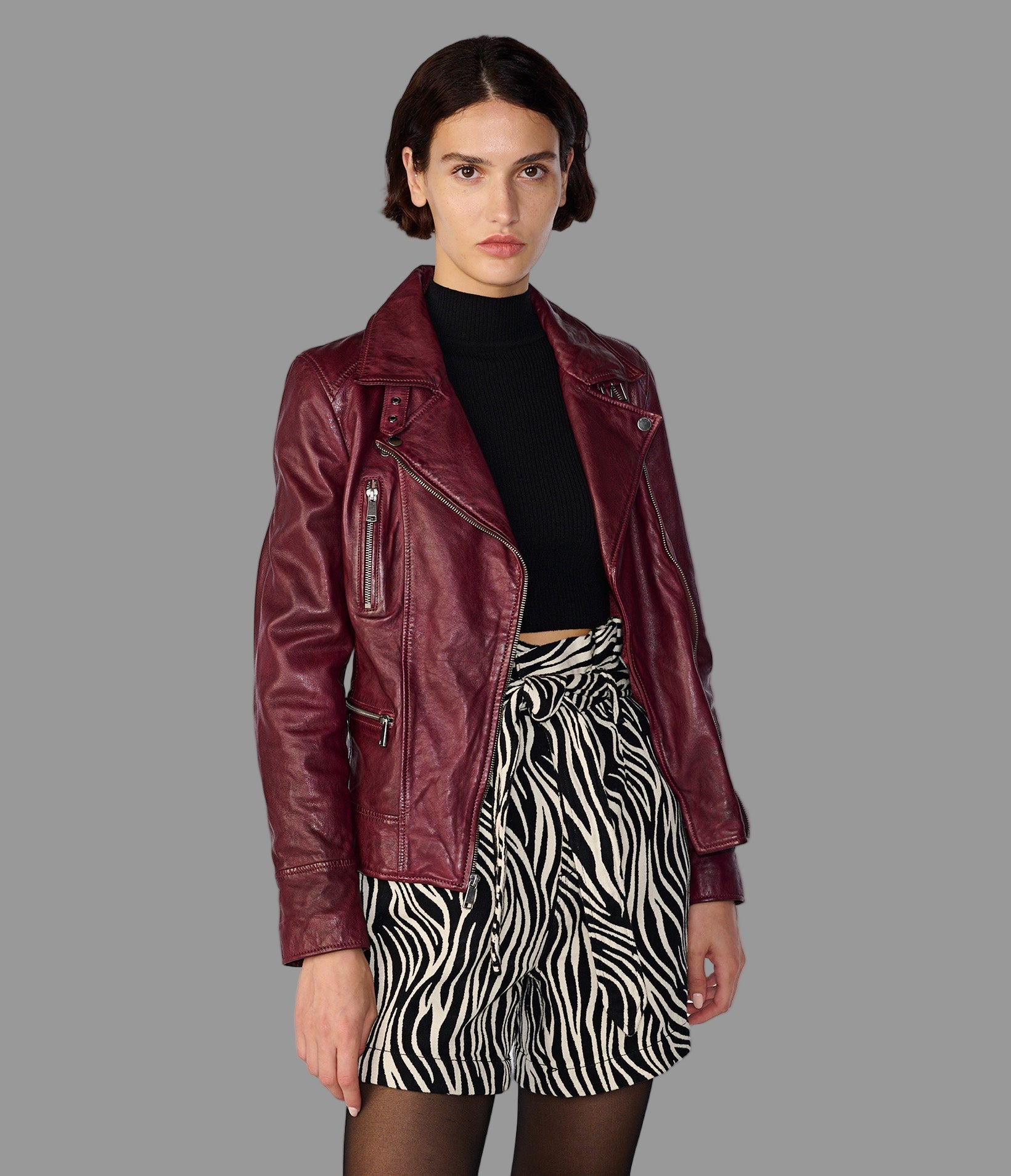 Marissa Asymmetric Moto Jacket View 1 | Women's Jackets & Coats Marissa Asymmetric Moto Jacket View 1 | Women's Jackets & Coats