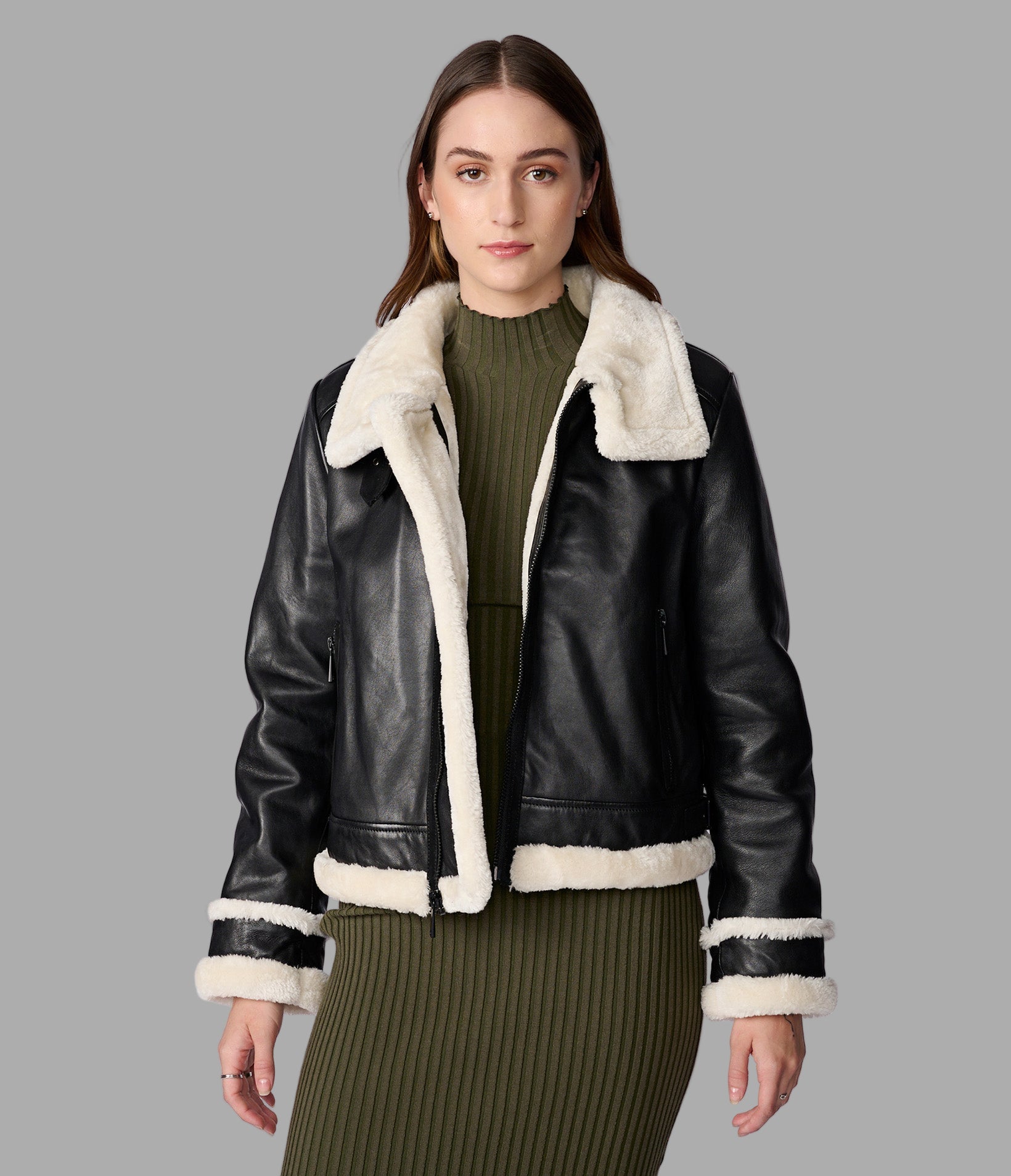 Jodi Leather Shearling Jacket View 1 | Women's Sale Jodi Leather Shearling Jacket View 1 | Women's Sale