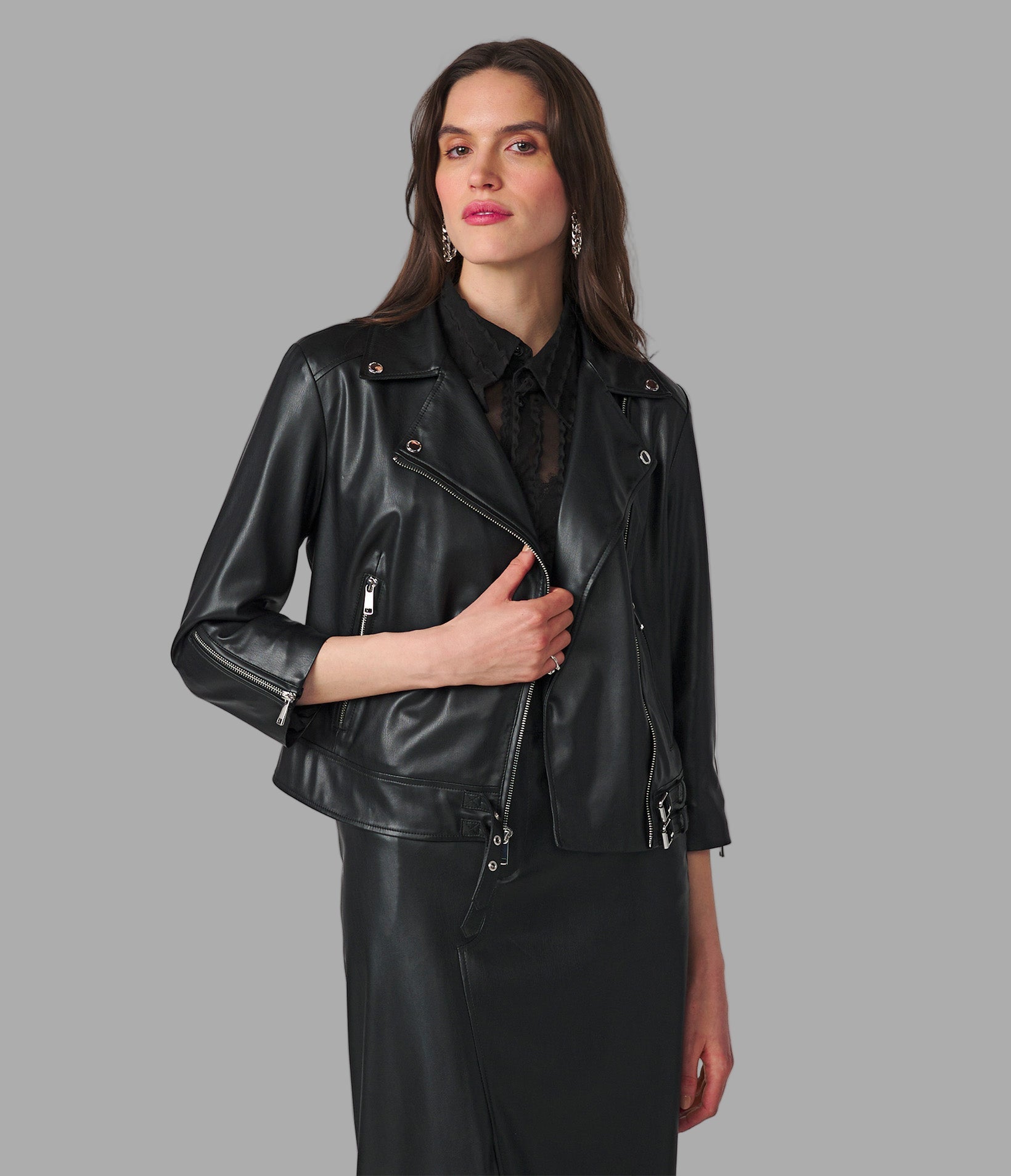Demi Faux Leather Moto Jacket View 1 | Women's Jackets & Coats Demi Faux Leather Moto Jacket View 1 | Women's Jackets & Coats
